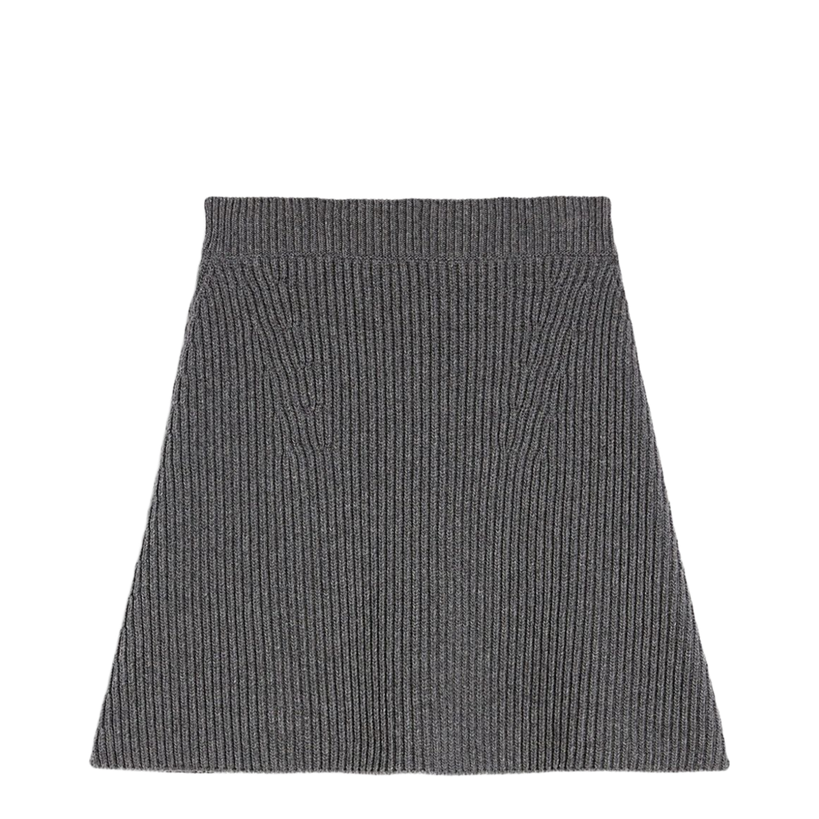 Wool Knit Mini Skirt - Image 1