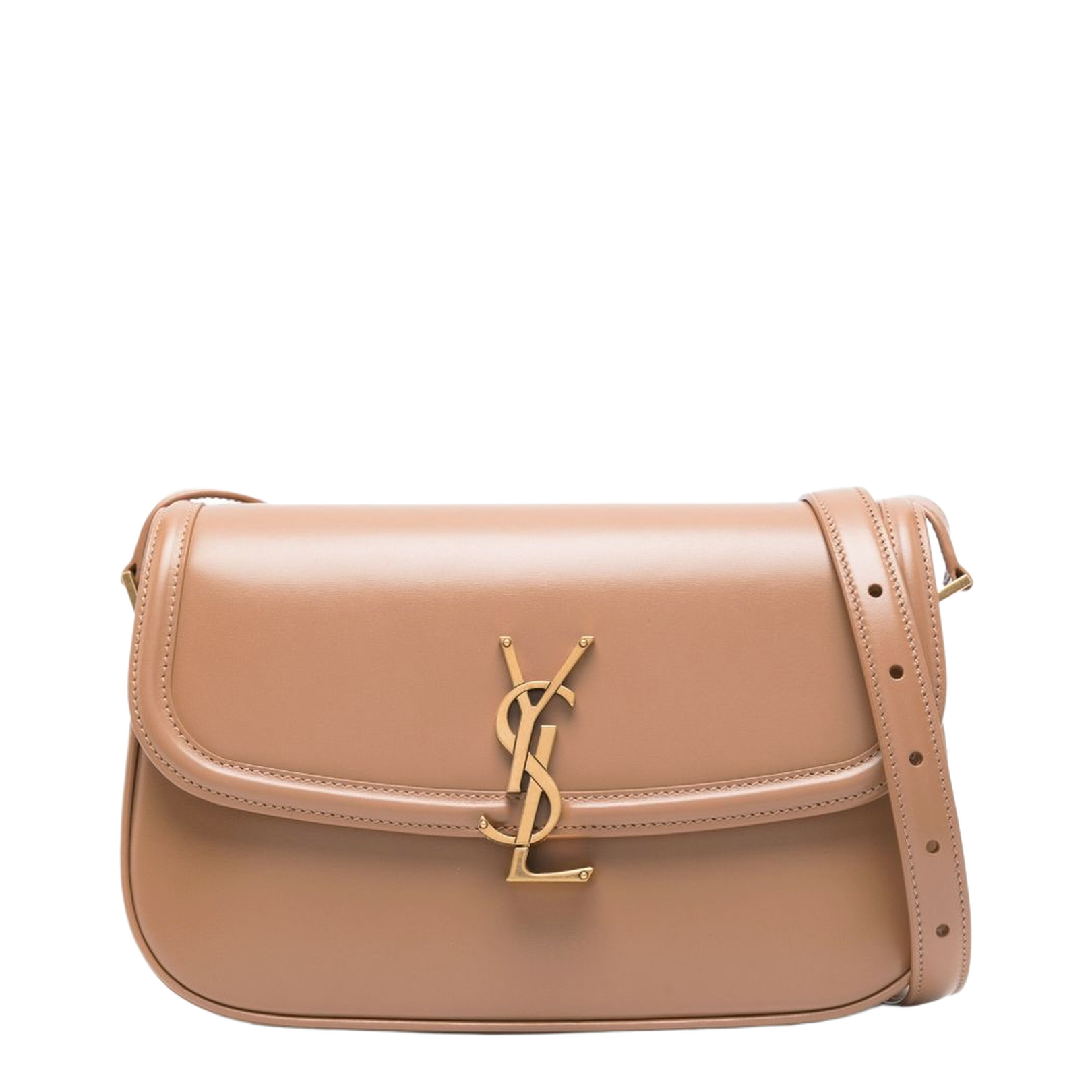 Solferino Medium Leather Shoulder Bags - Brown - Image 1