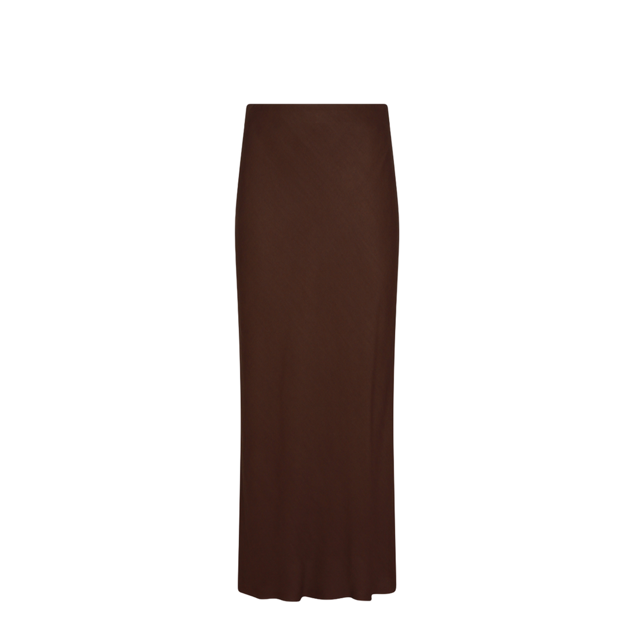 Brown Viscose Blend Skirt - Image 2