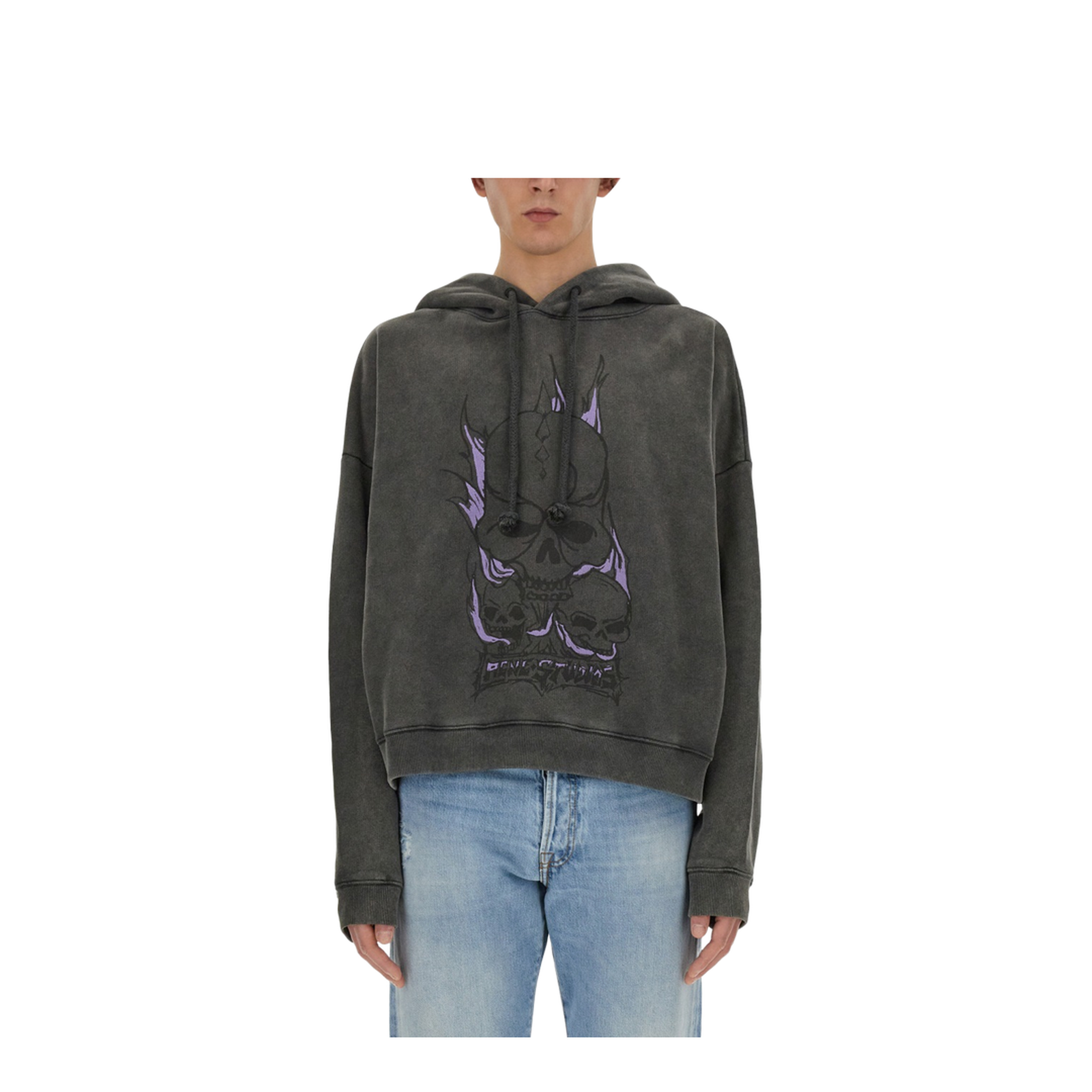 Skull Print Sweatshirt - Image 5