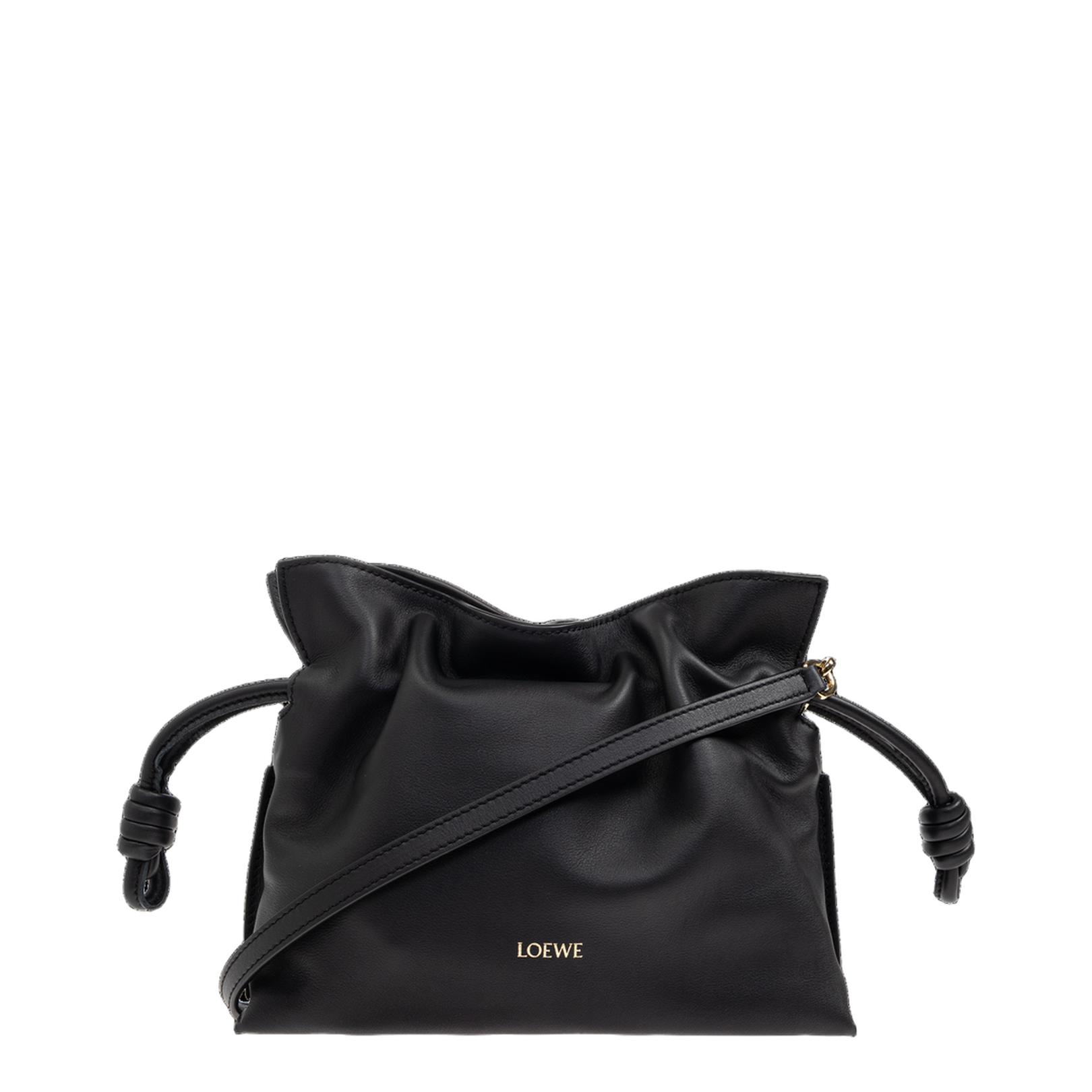 Flamenco Mediun Calfskin Clutch Bags - Black - Image 1