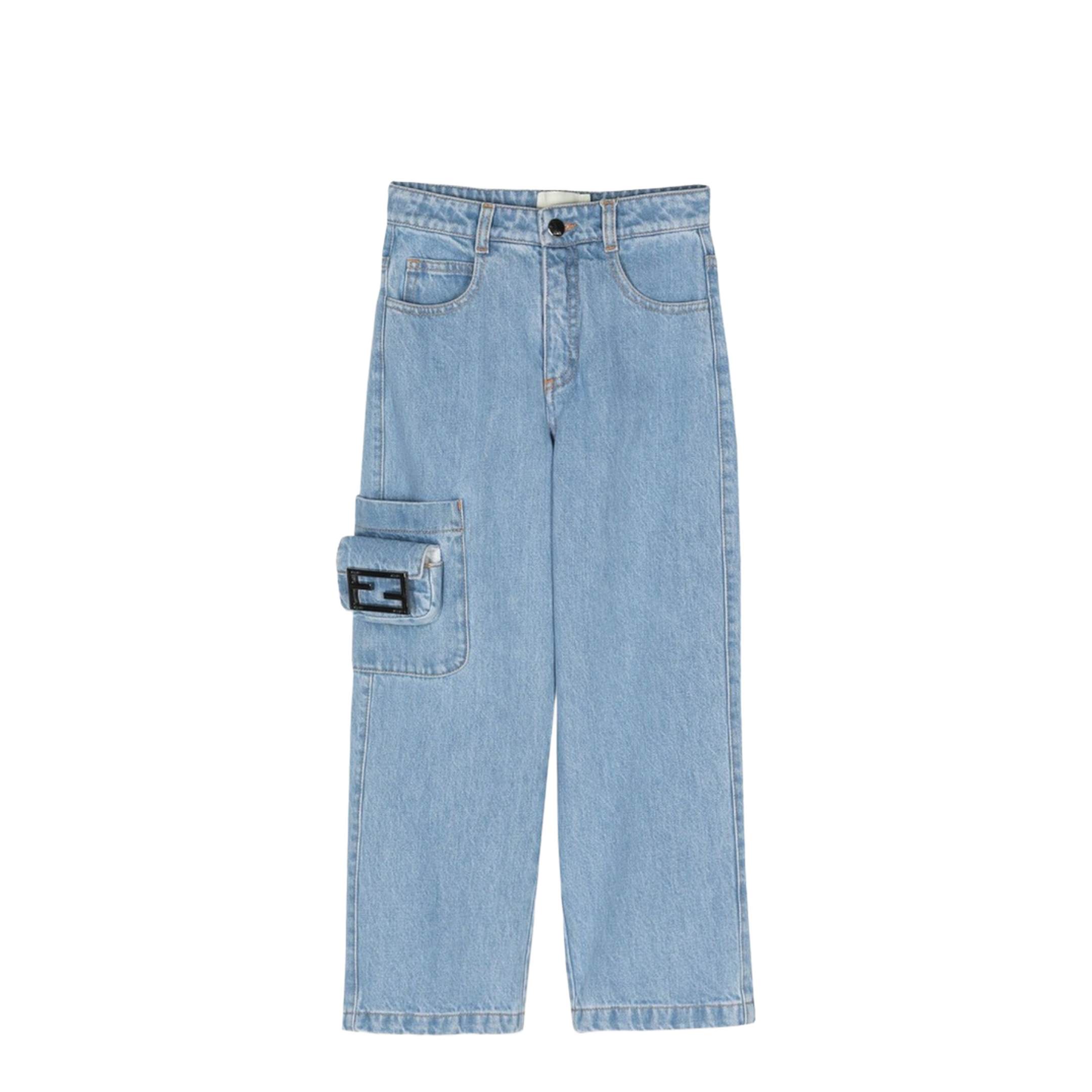 Wide Denim Pants - Image 1