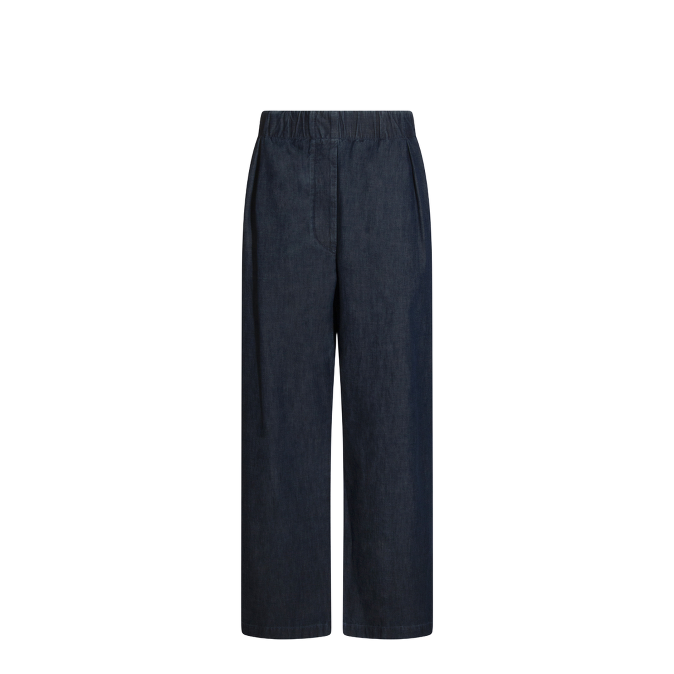 Cotton Wide-Leg Trousers - Image 2