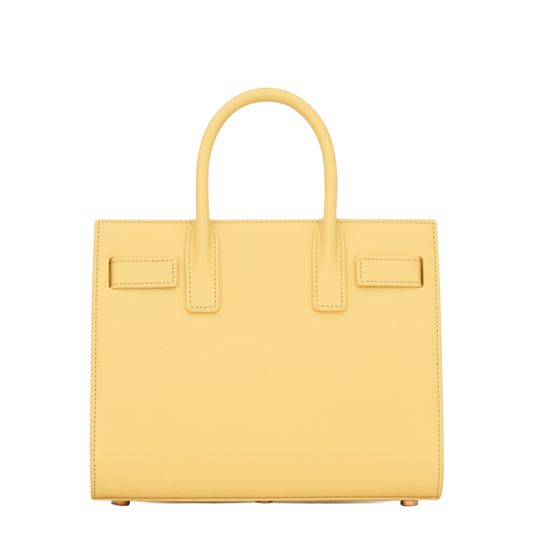 Sac de Jour Nano Smooth Leather Top-Handle Bag - Soft Lemon - Image 2