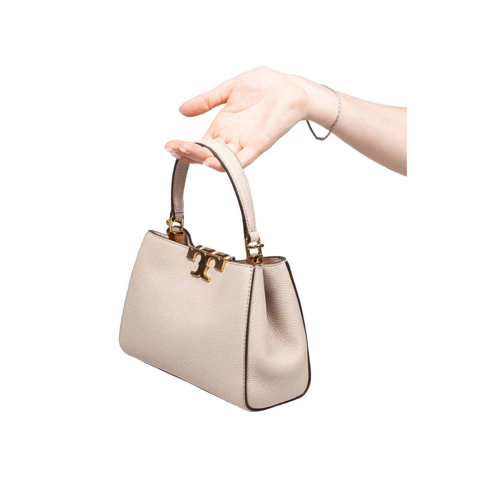 Mini Satchel Eleanor Bag - Taupe - Image 2