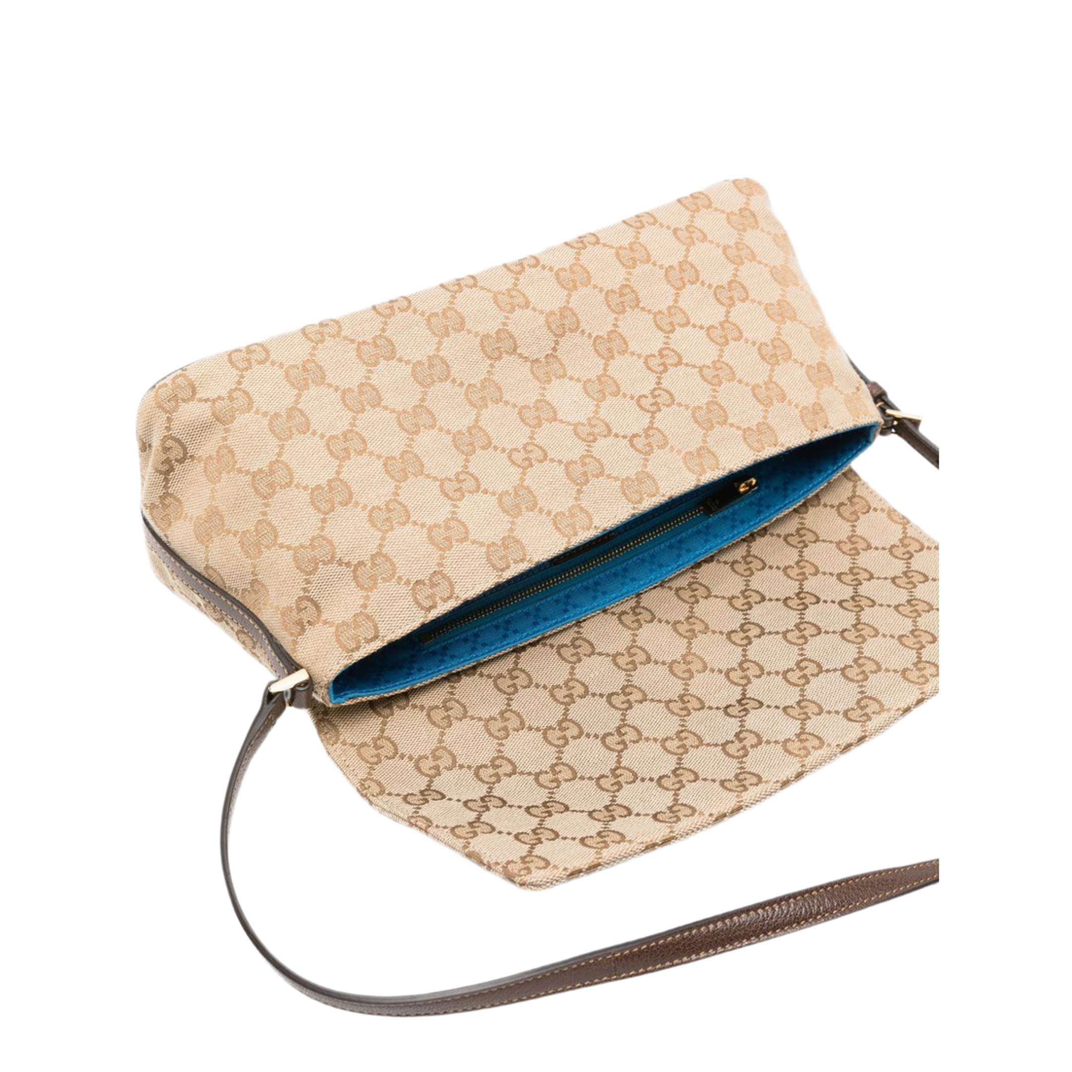 Madison Medium Canvas Shoulder Bag - Sand/Brown - Image 3