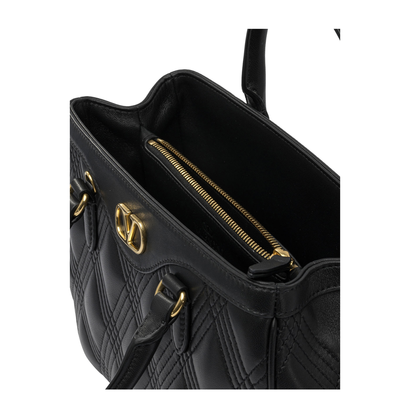 Black Leather Shoulder Bag - Image 5