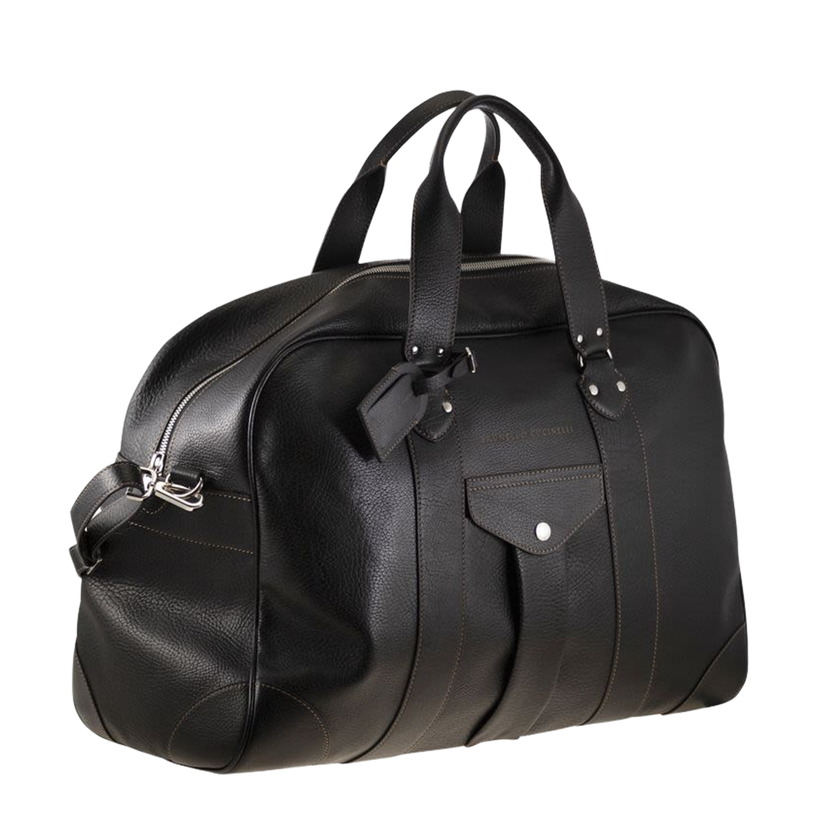 Grained Calfskin Weekender Bag - Image 4