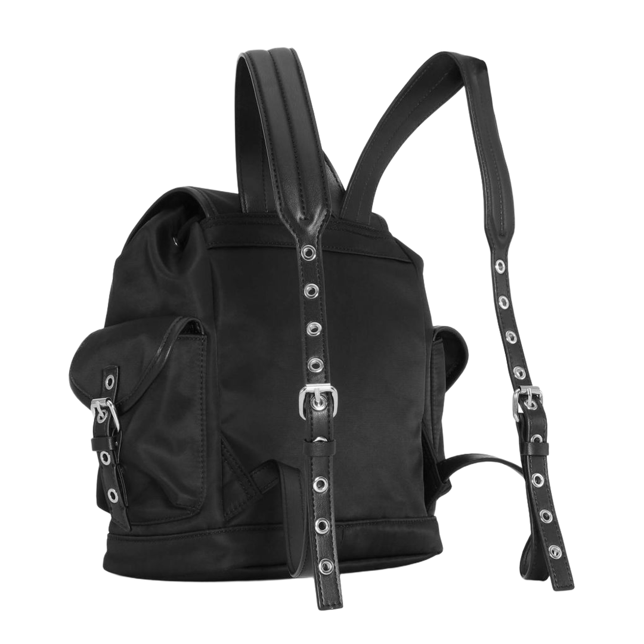 Bucky Small Nylon Backpack - Black - Image 2