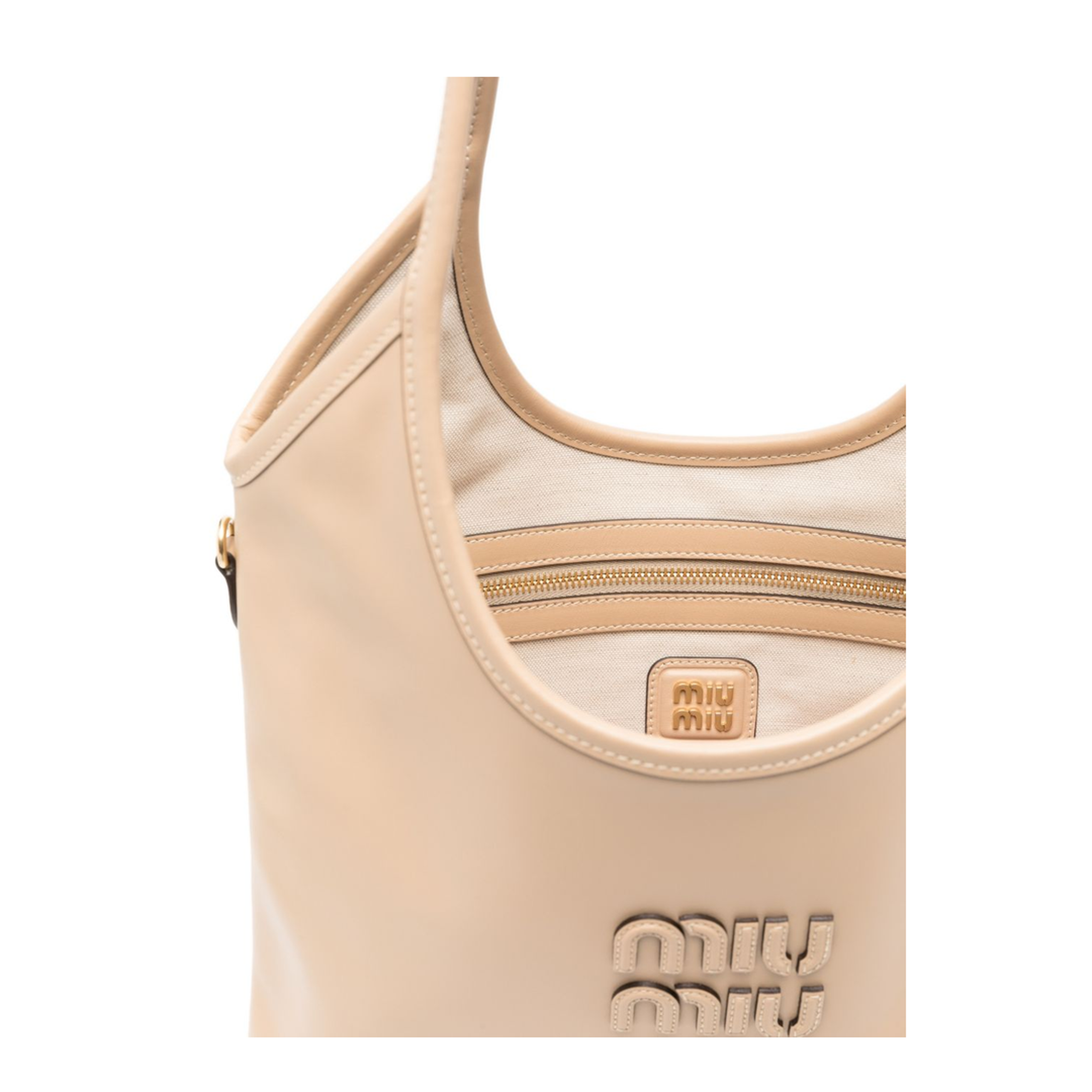 Ivy Calf Leather Handbag - Sabbia - Image 2