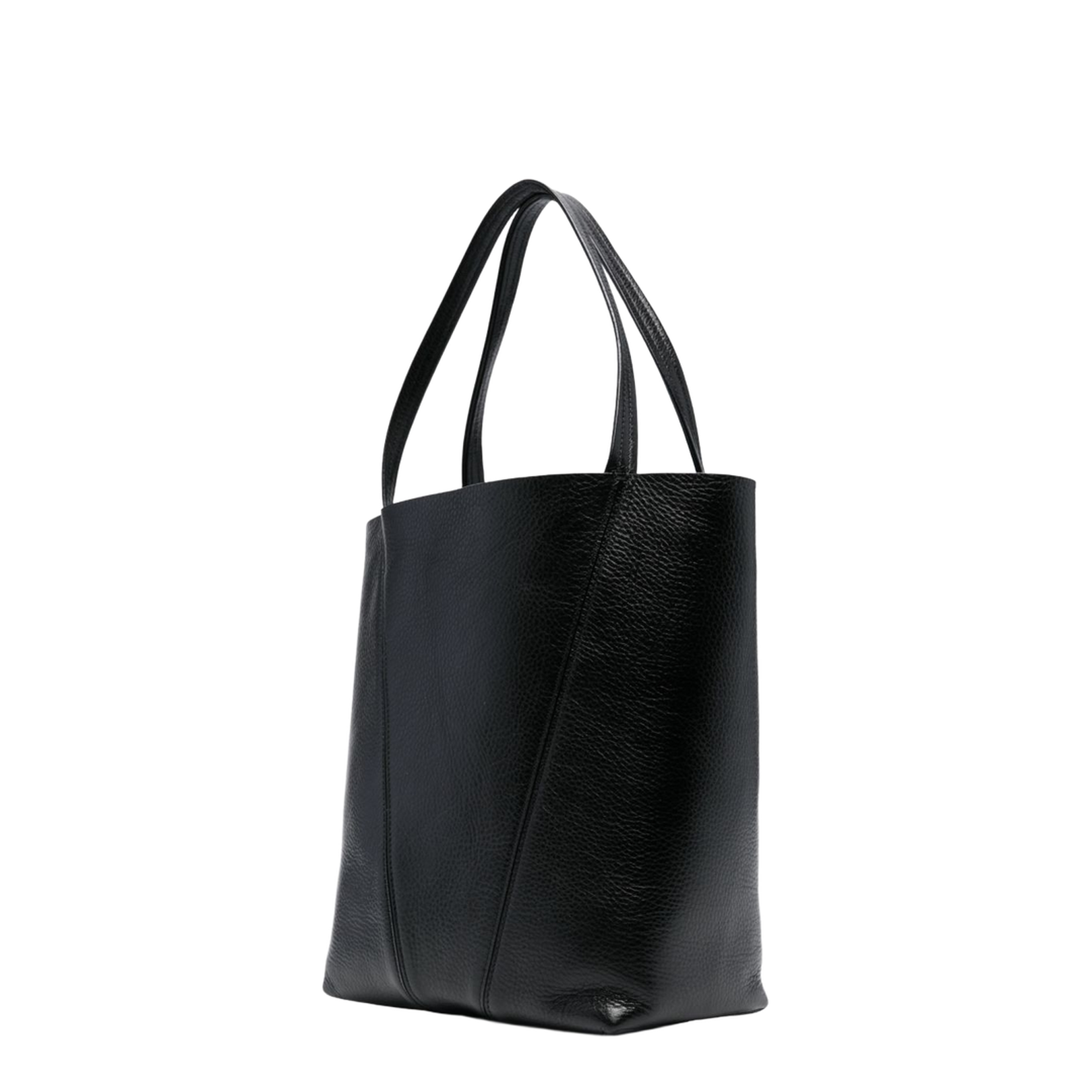 Black Two Flat Shoulder Straps Bag - Image 5