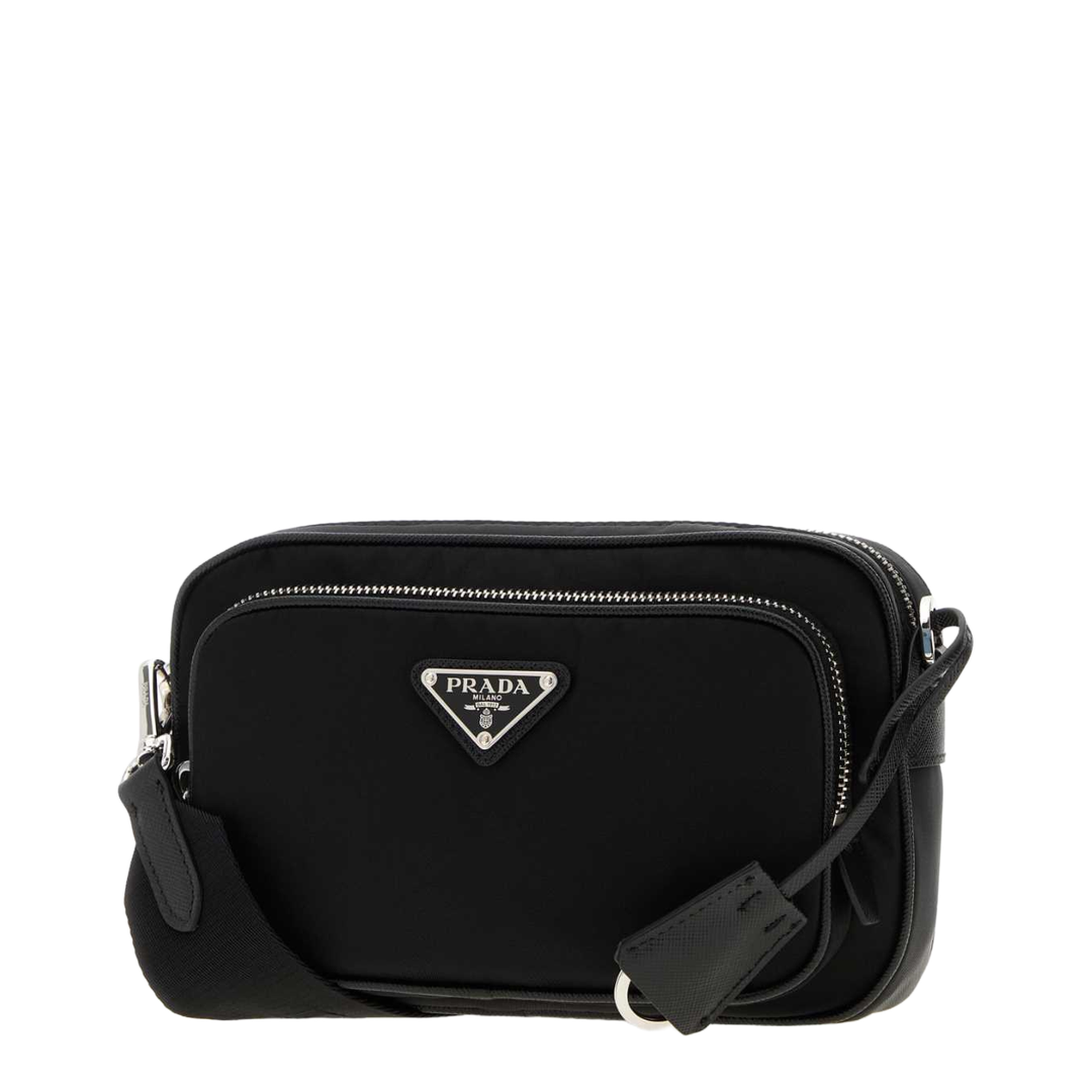 Re-Nylon Mini Nylon Shoulder Bag - Black - Image 2