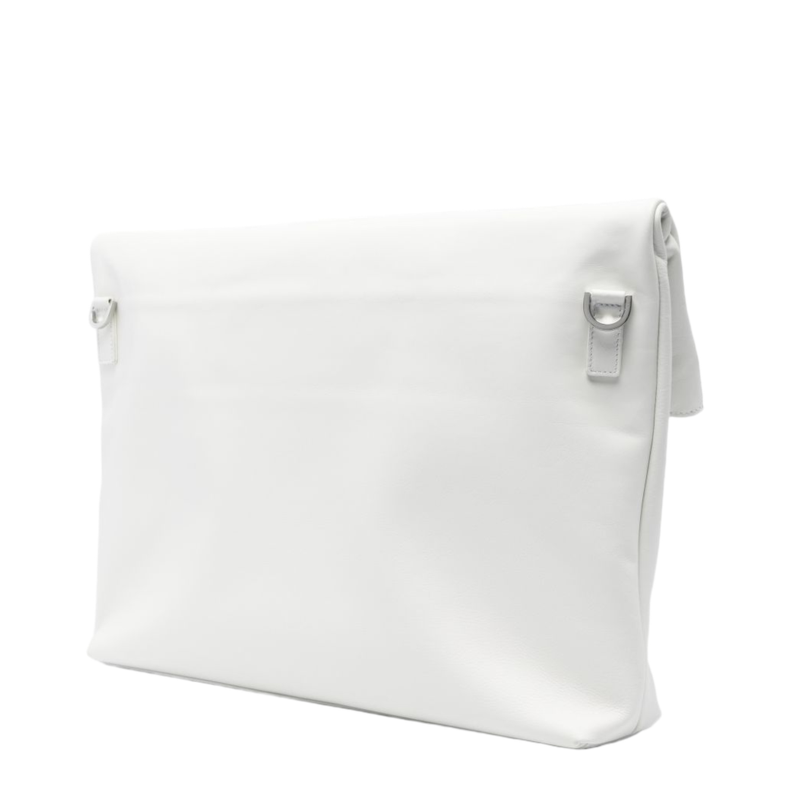 Sofia Medium Leather Tote Bag - White - Image 3