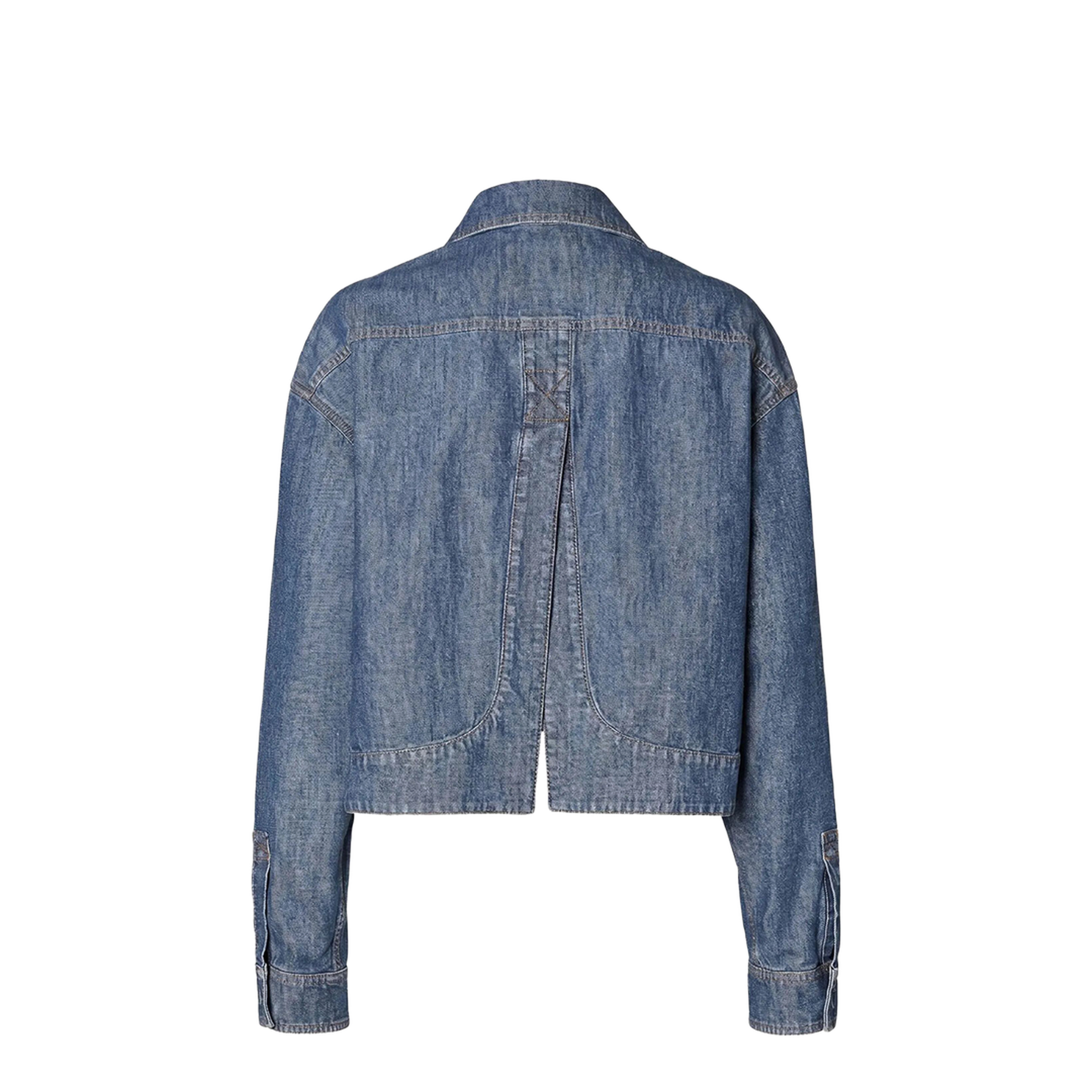 Chambray Short Jacket - Image 2