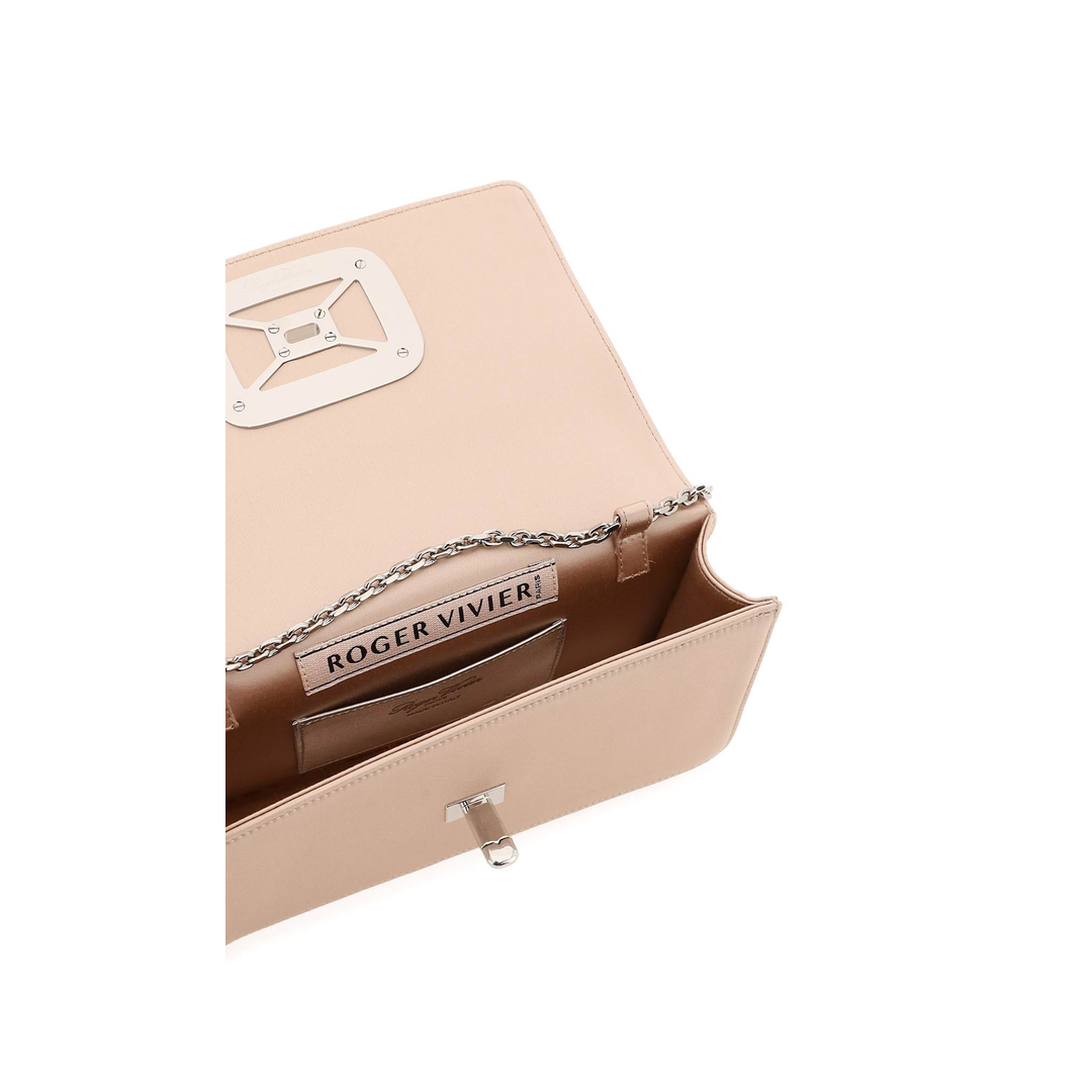 Viv' de Choc Satin Clutch - Light Pink - Image 3