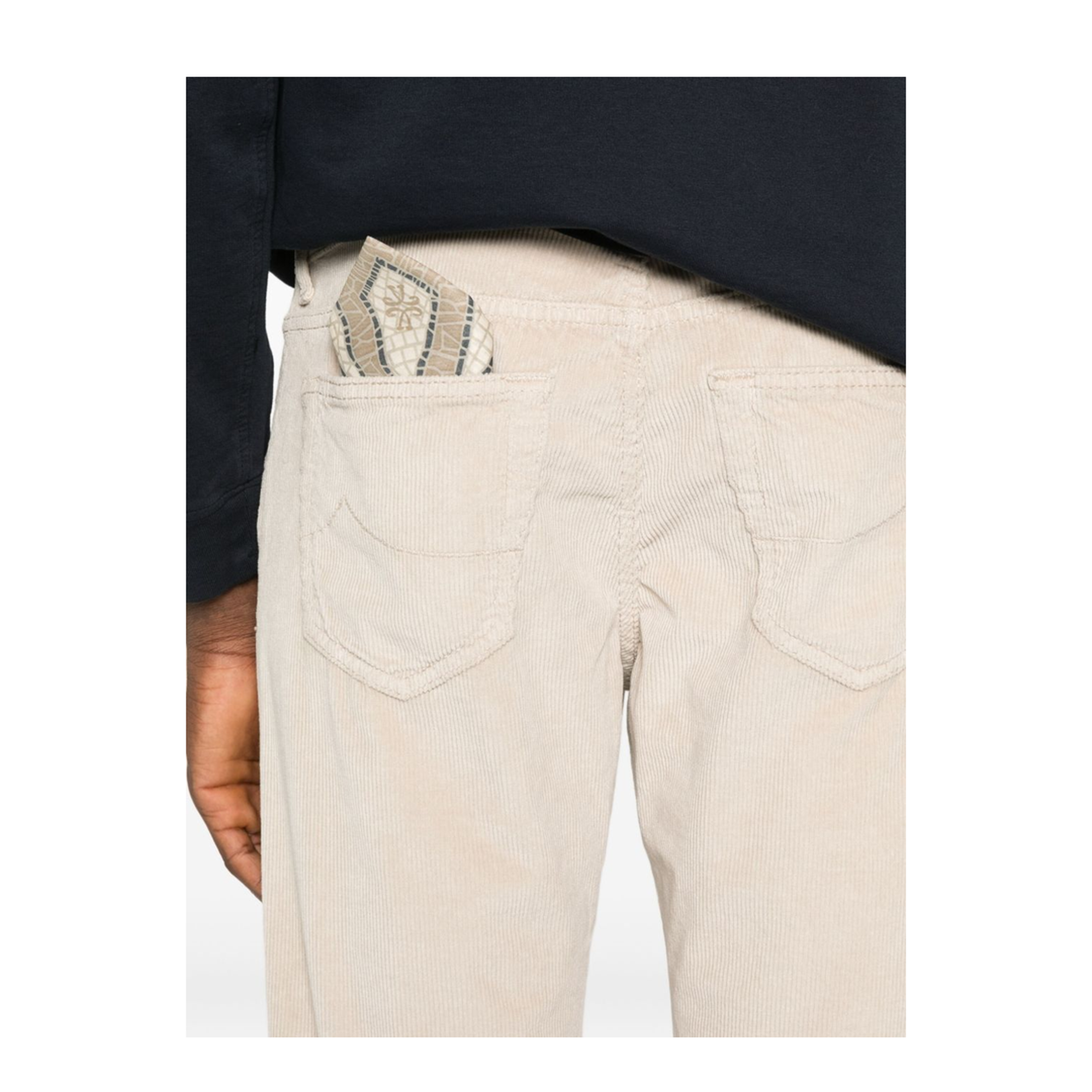 Slim Fit Denim Jeans Light Grey - Image 4