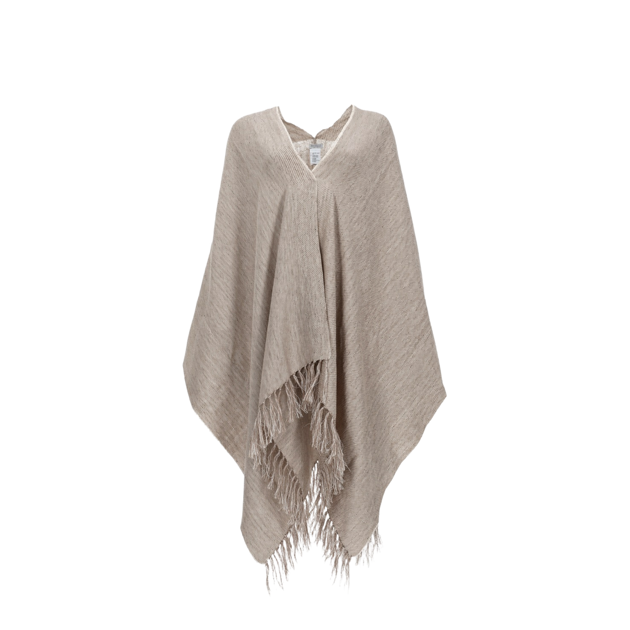 Linen Poncho - Image 1