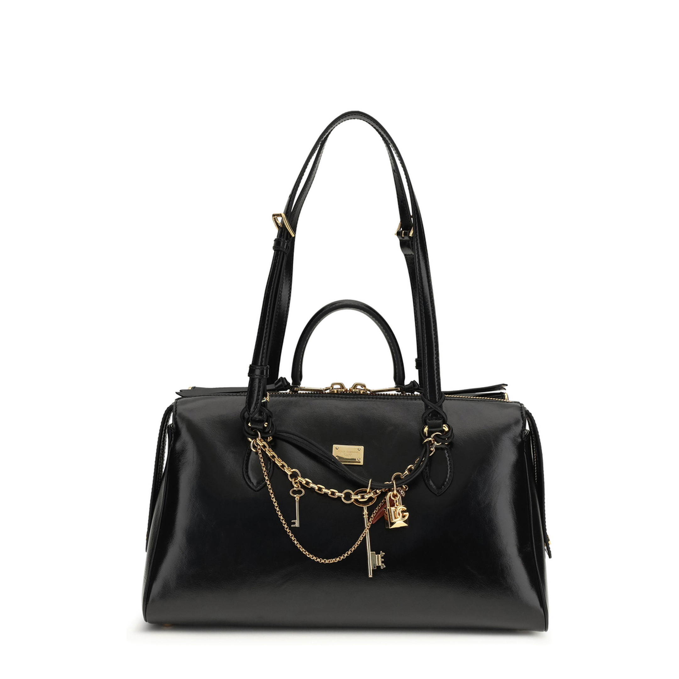Vittoria Medium Calfskin Tote - Nero - Image 1
