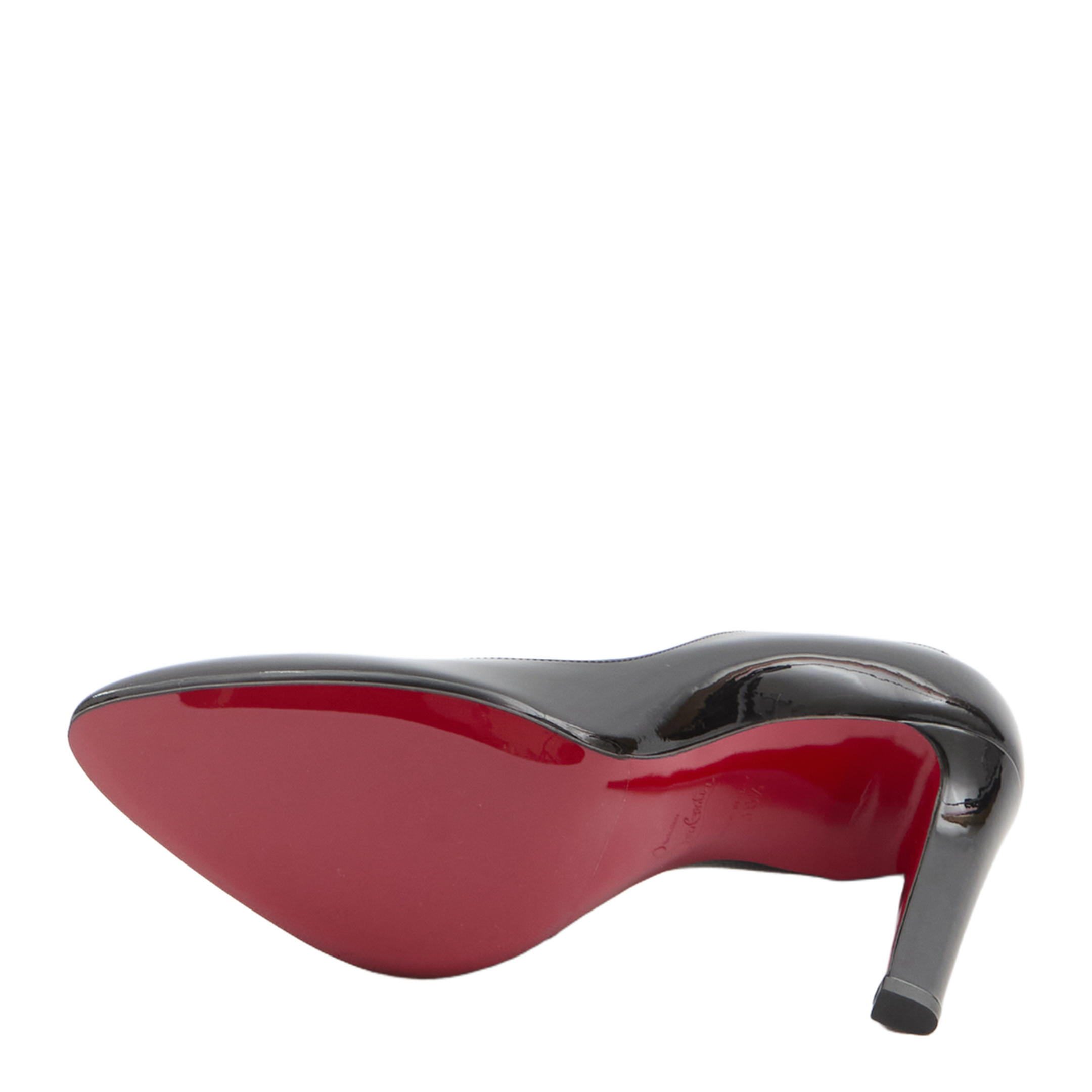 Black Patent Lamb Nappa Leather Pumps - Image 4