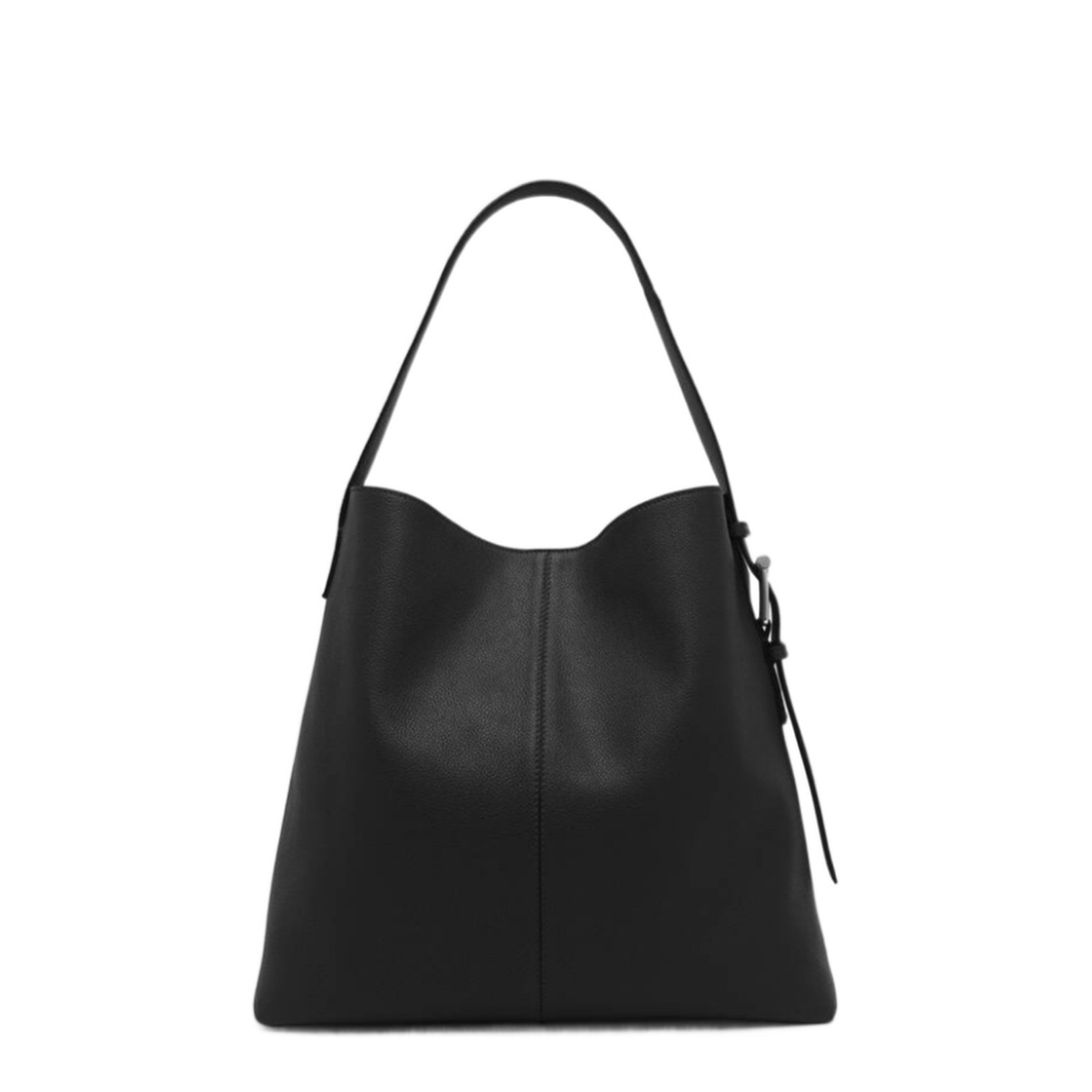 T-Bar Sling Hobo Bag Black - Image 1