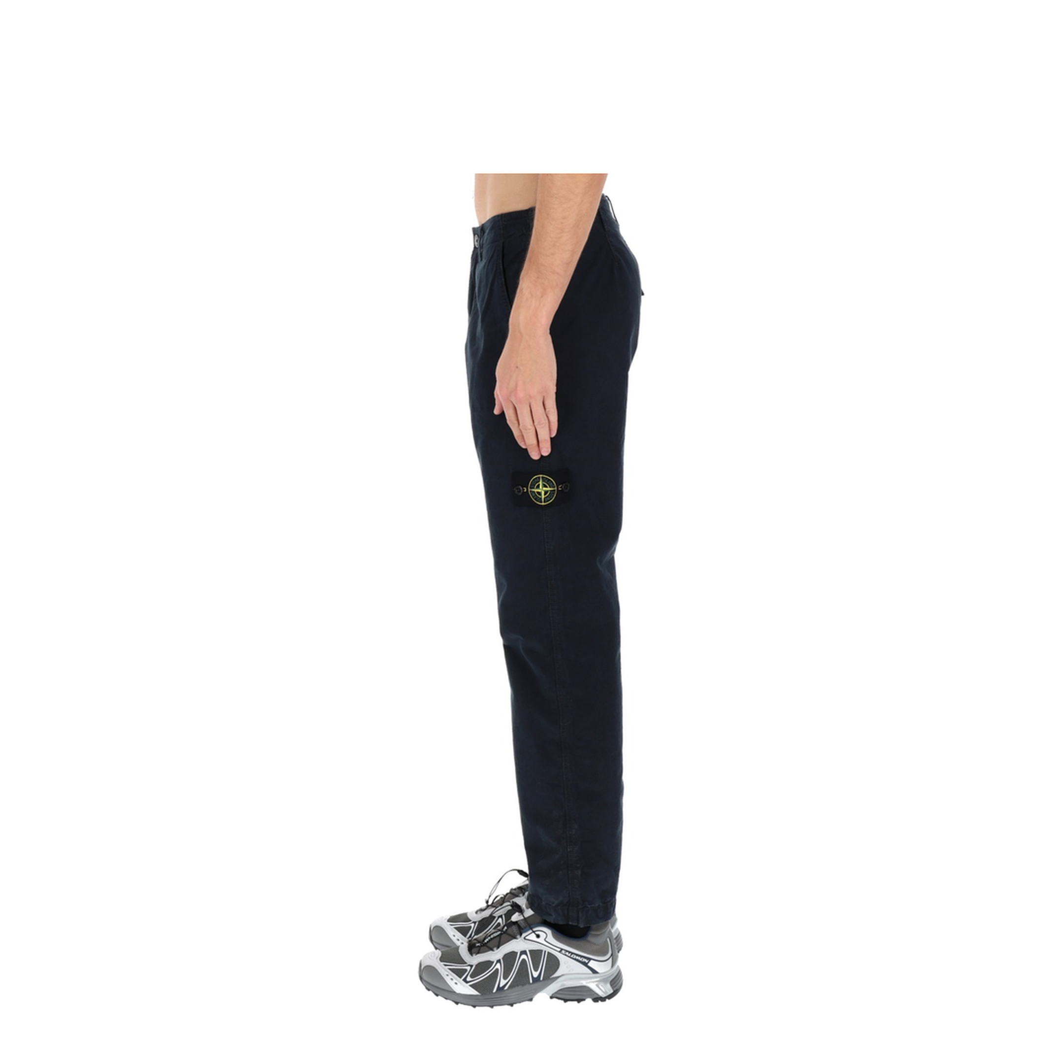 Pants With Logo Patch - Image 4