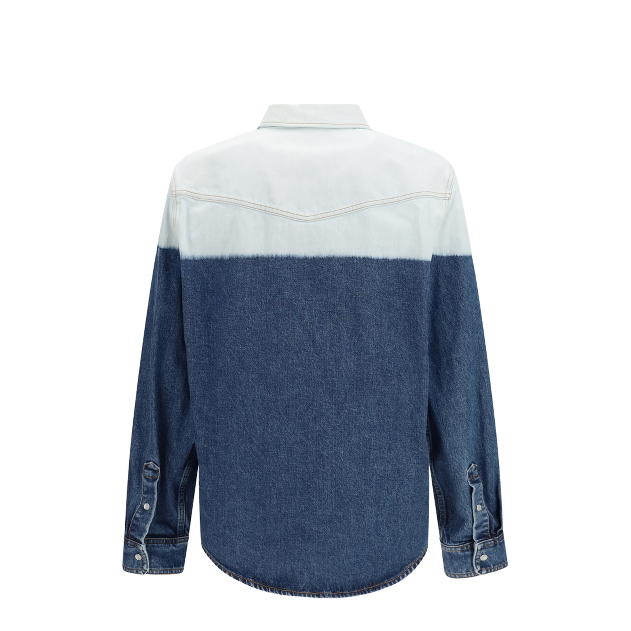 Dip-Dye Denim Shirt - Image 2