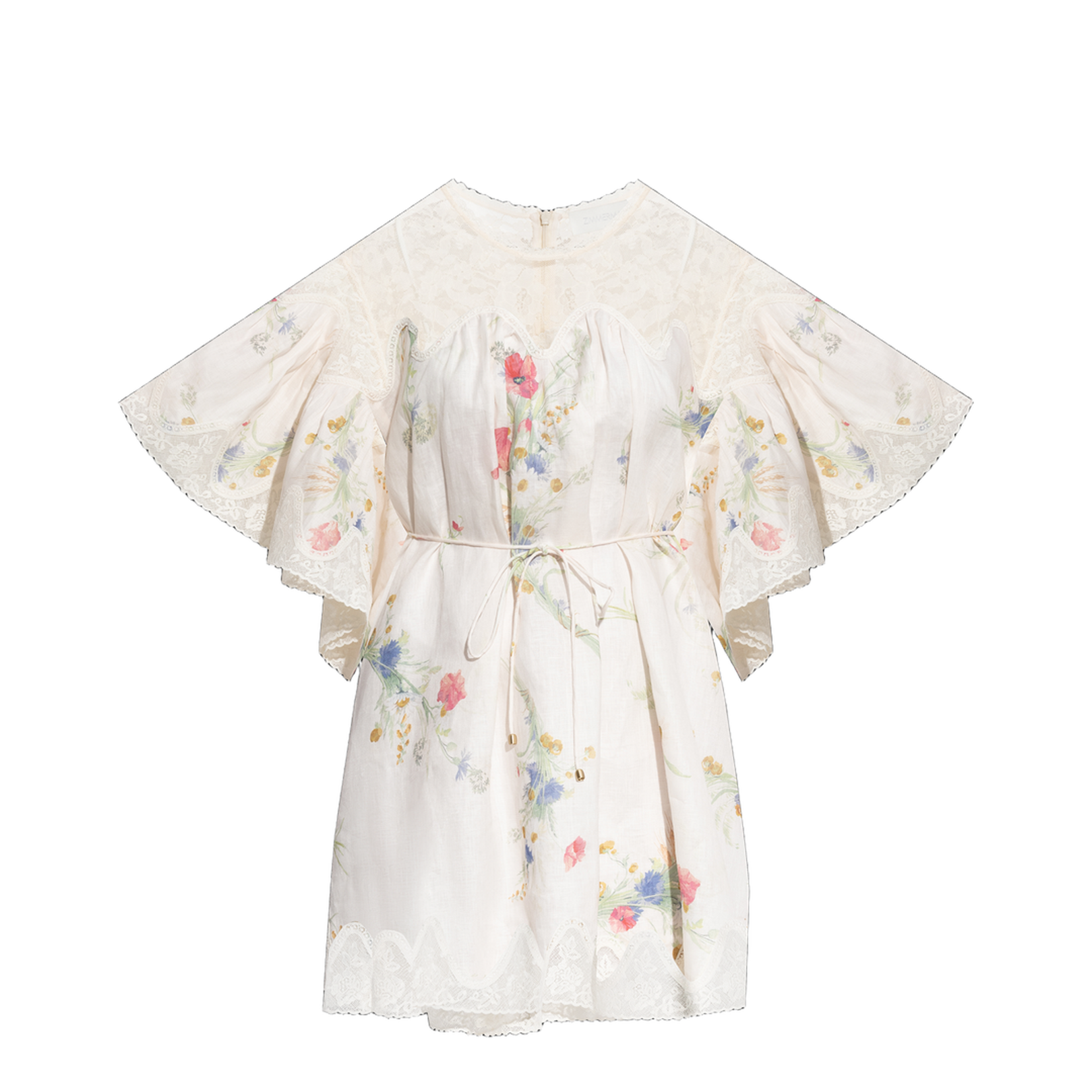 Oversize Dress Floral Motif Pastel - Image 1