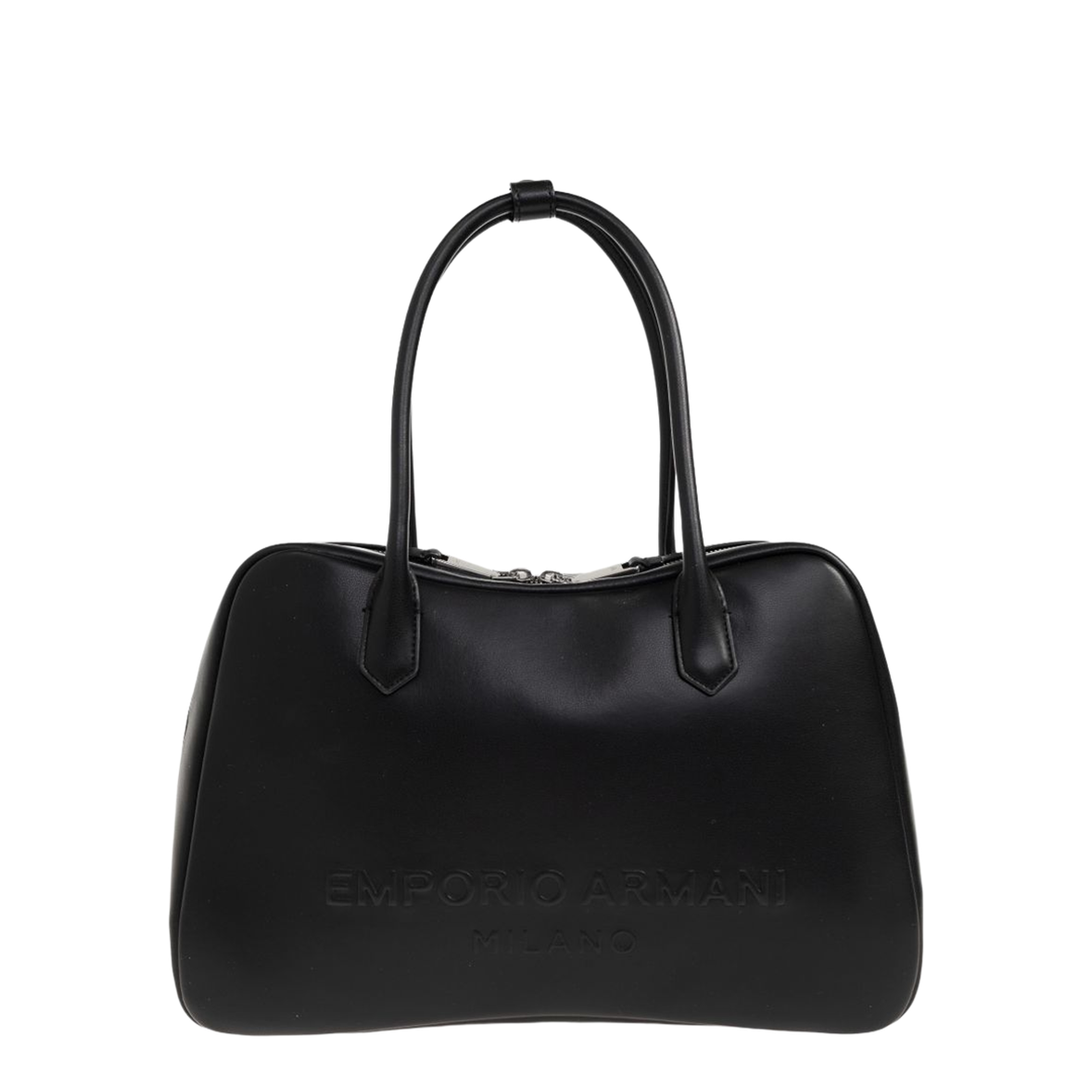 Eagle Club Capsule Collection Soft Leather Shoulder Bag - Black - Image 1