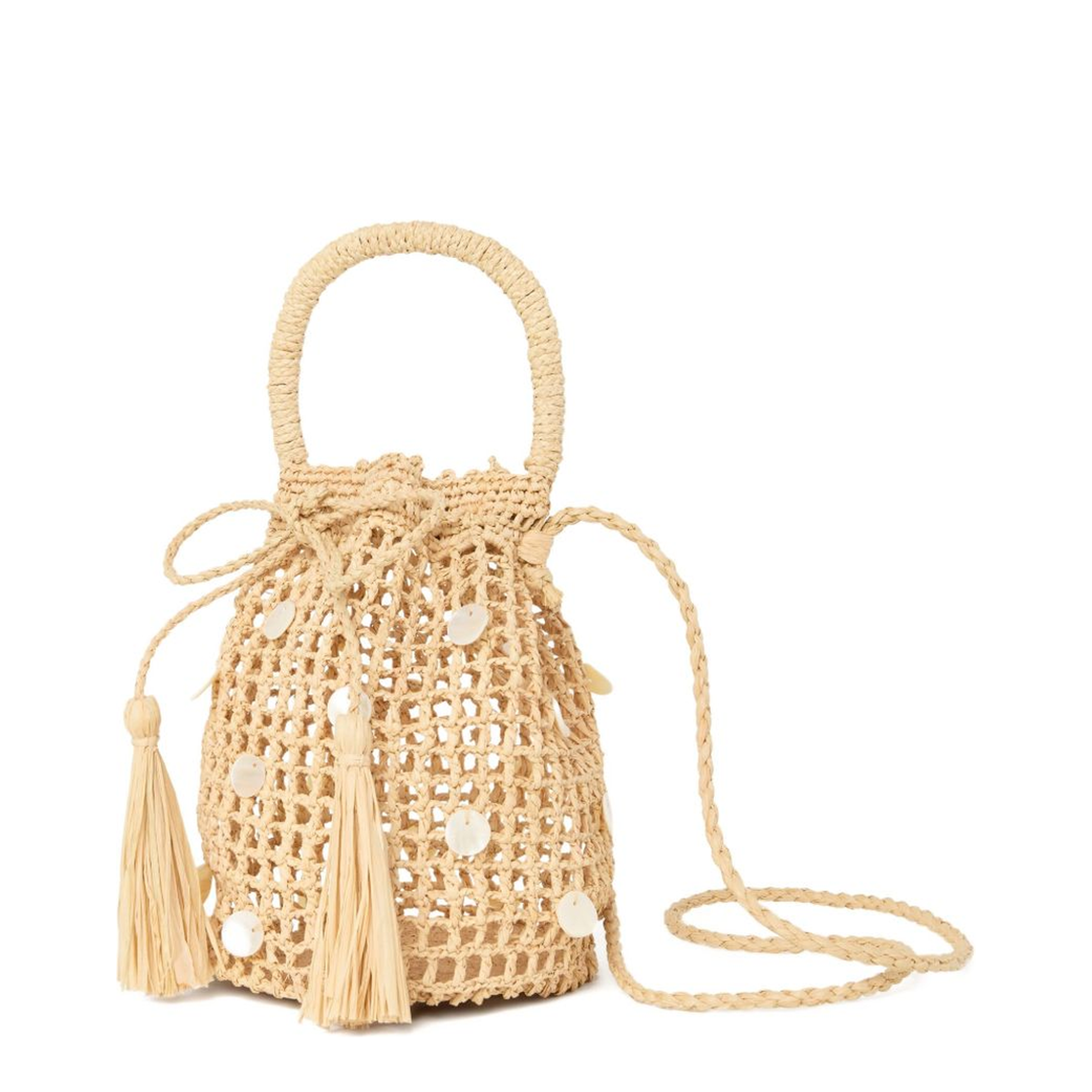 Rafia Bucket Bag - Image 5