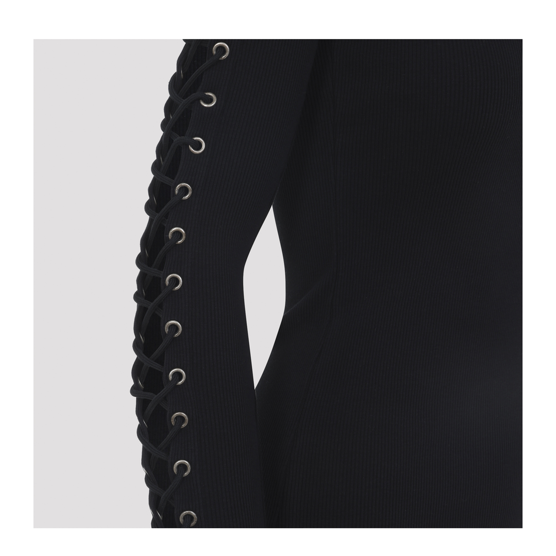 Lace-Up Mini Dress - Image 6