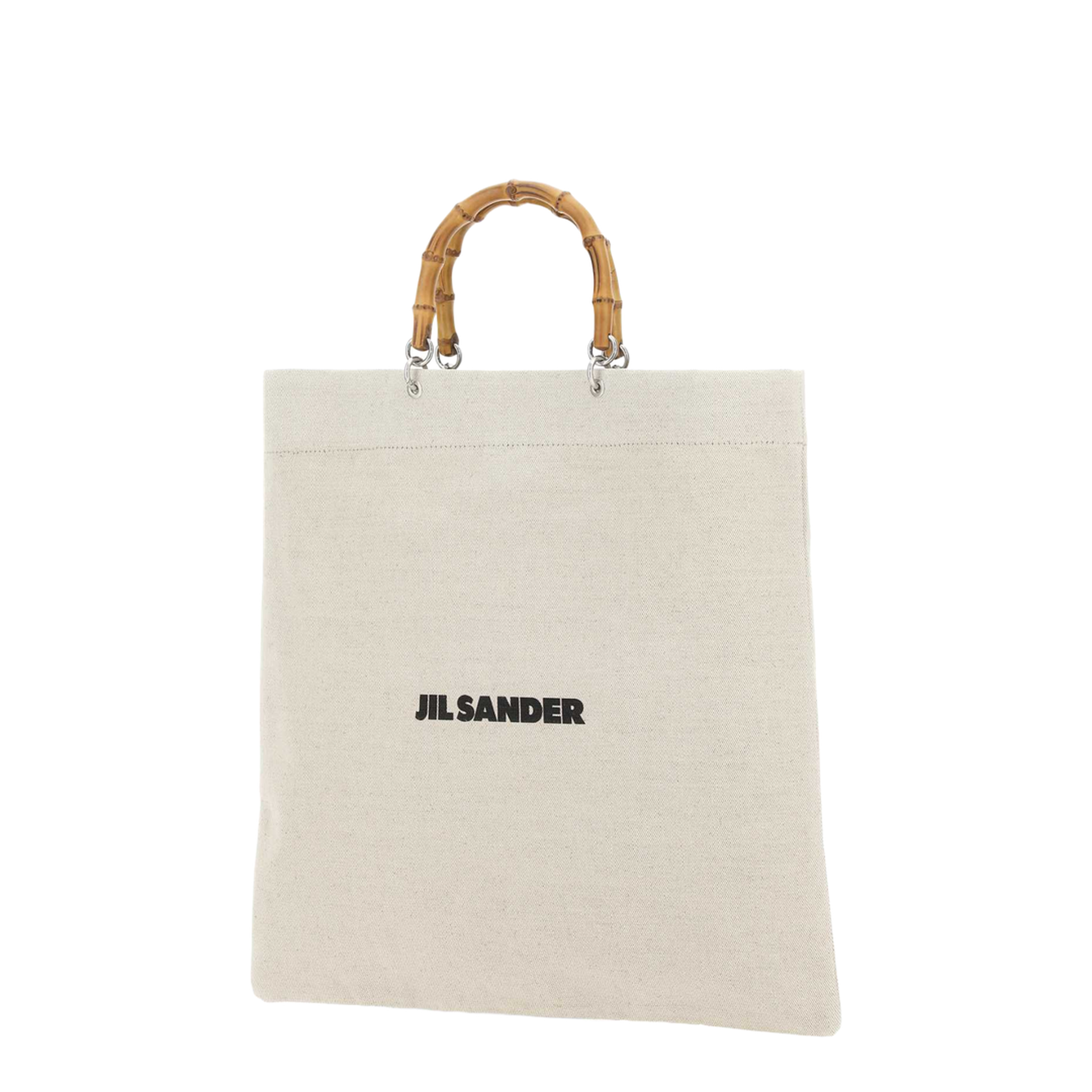 Canvas Handbag - Beige - Image 2