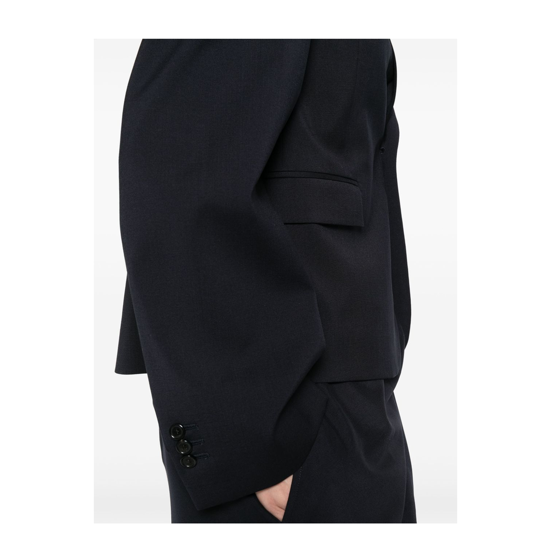 Jacket in Wool Blue - Image 3