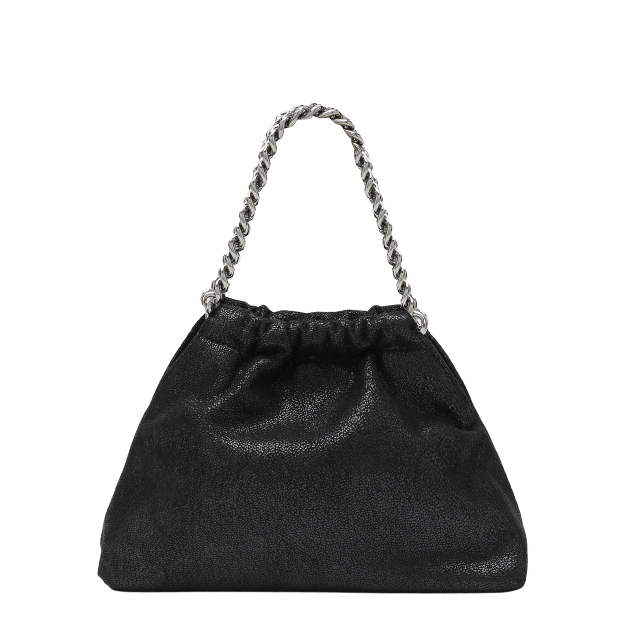 Black Falabella Mini Drawstring Shoulder Bag - Image 2
