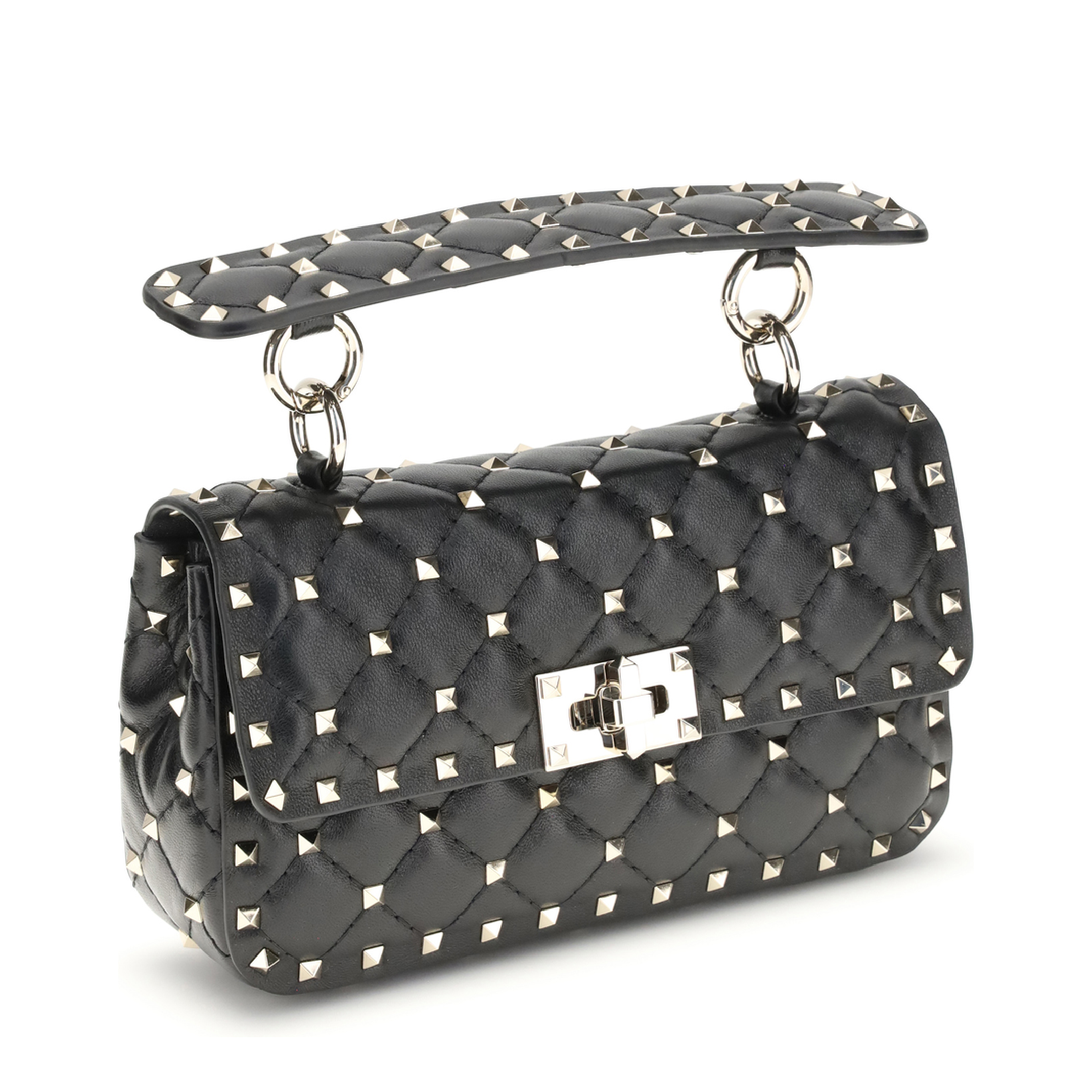 Rockstud Spike Mini Top Handle Bag - Image 2