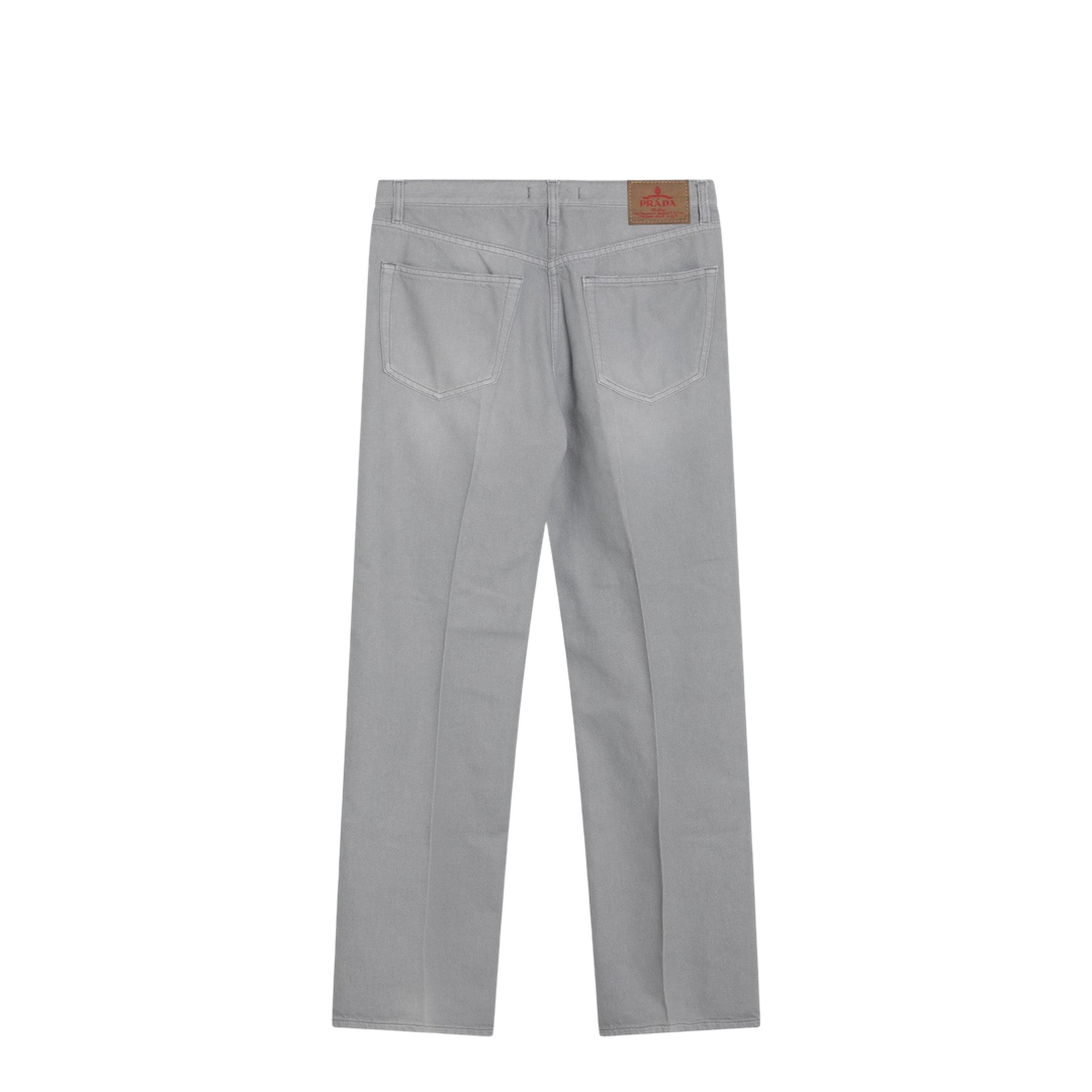 Grey Washed Denim Jeans - Image 2