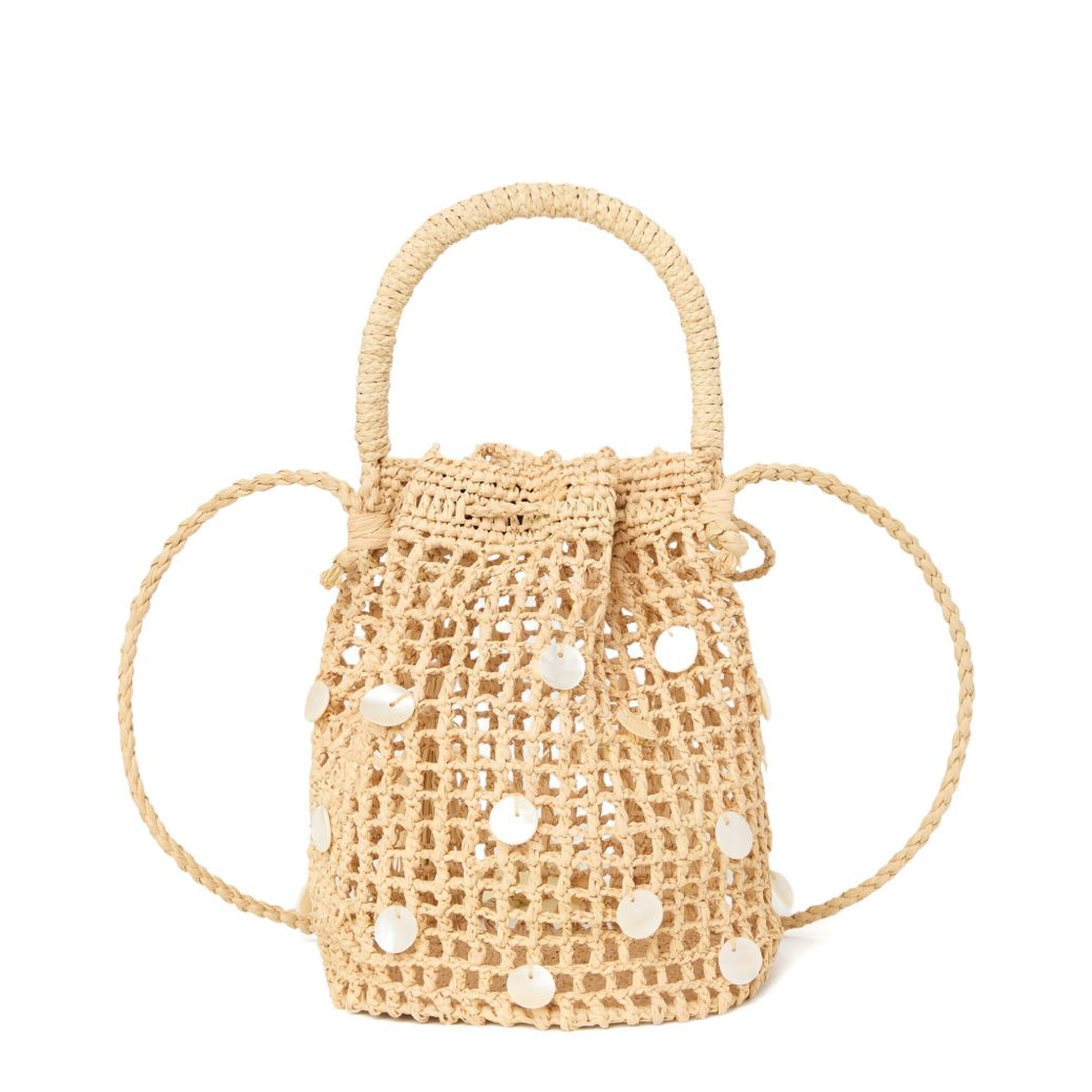 Rafia Bucket Bag - Image 2