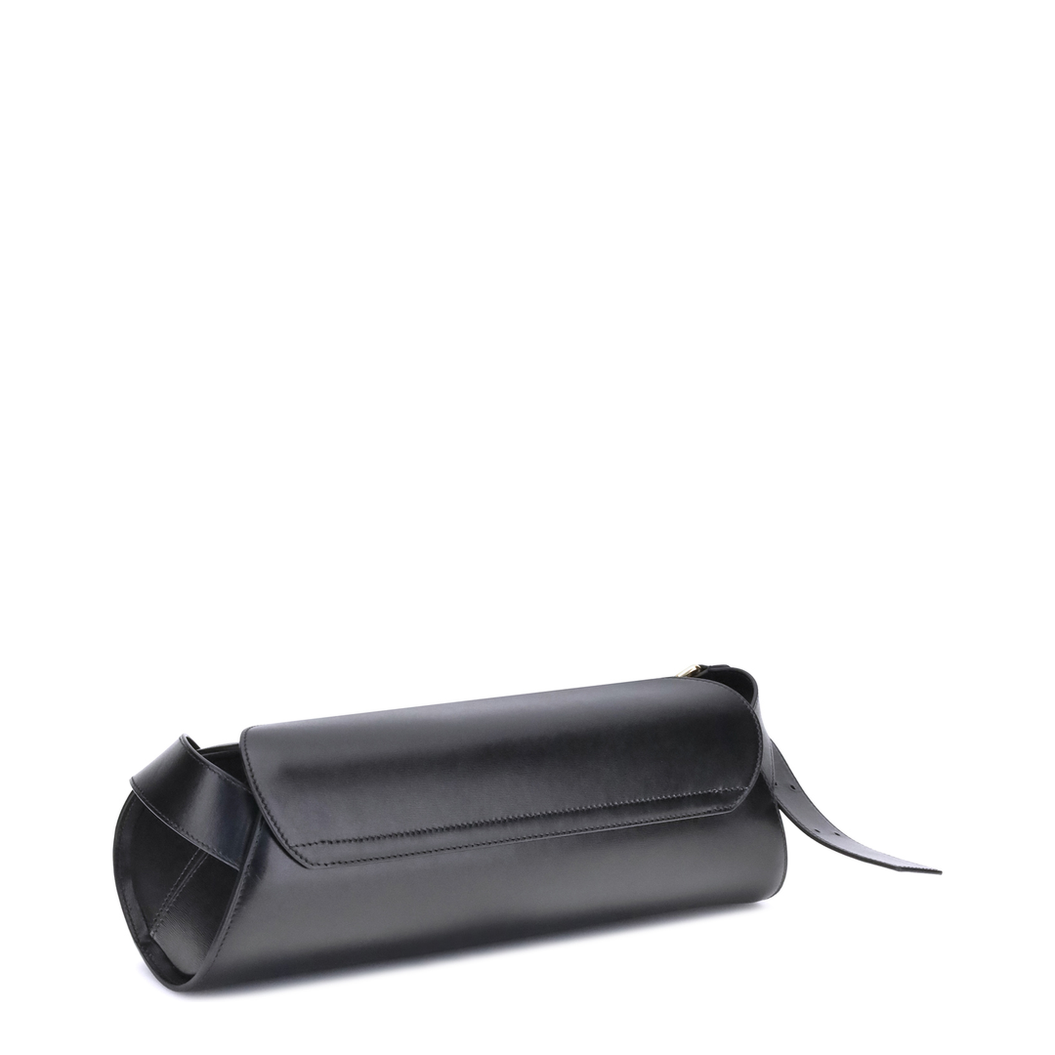 Large Calfskin Shoulder Bag - Black - Image 3