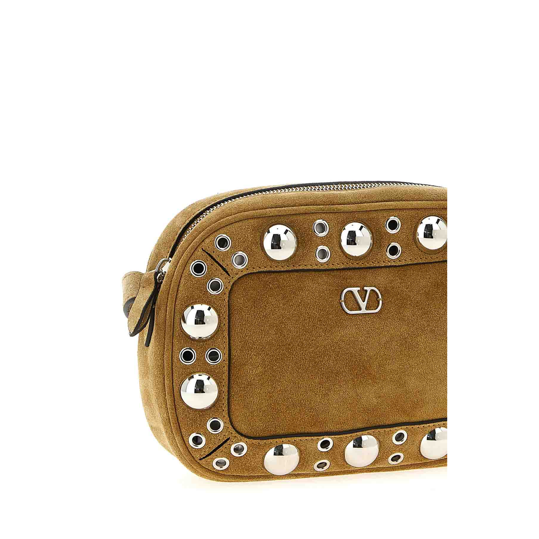Nellcôte Suede Shoulder Bag - Beige - Image 3