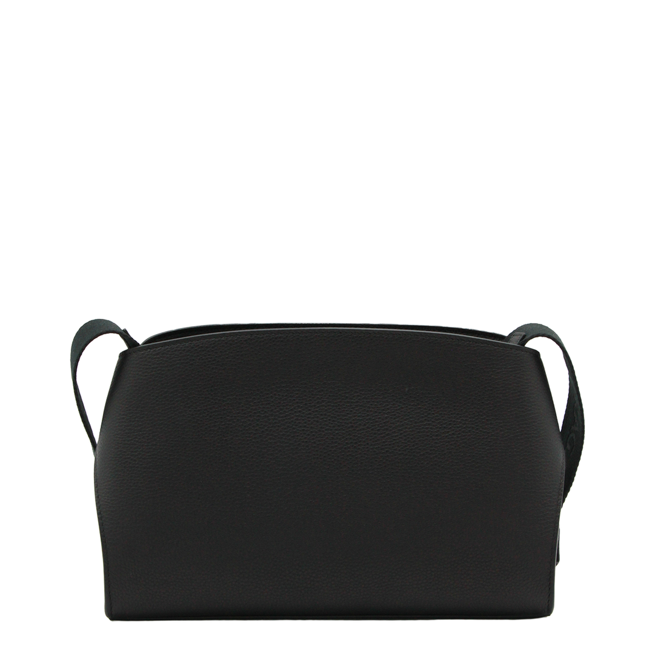 Hug Hammered Calfskin Messenger Bag - Nero - Image 5