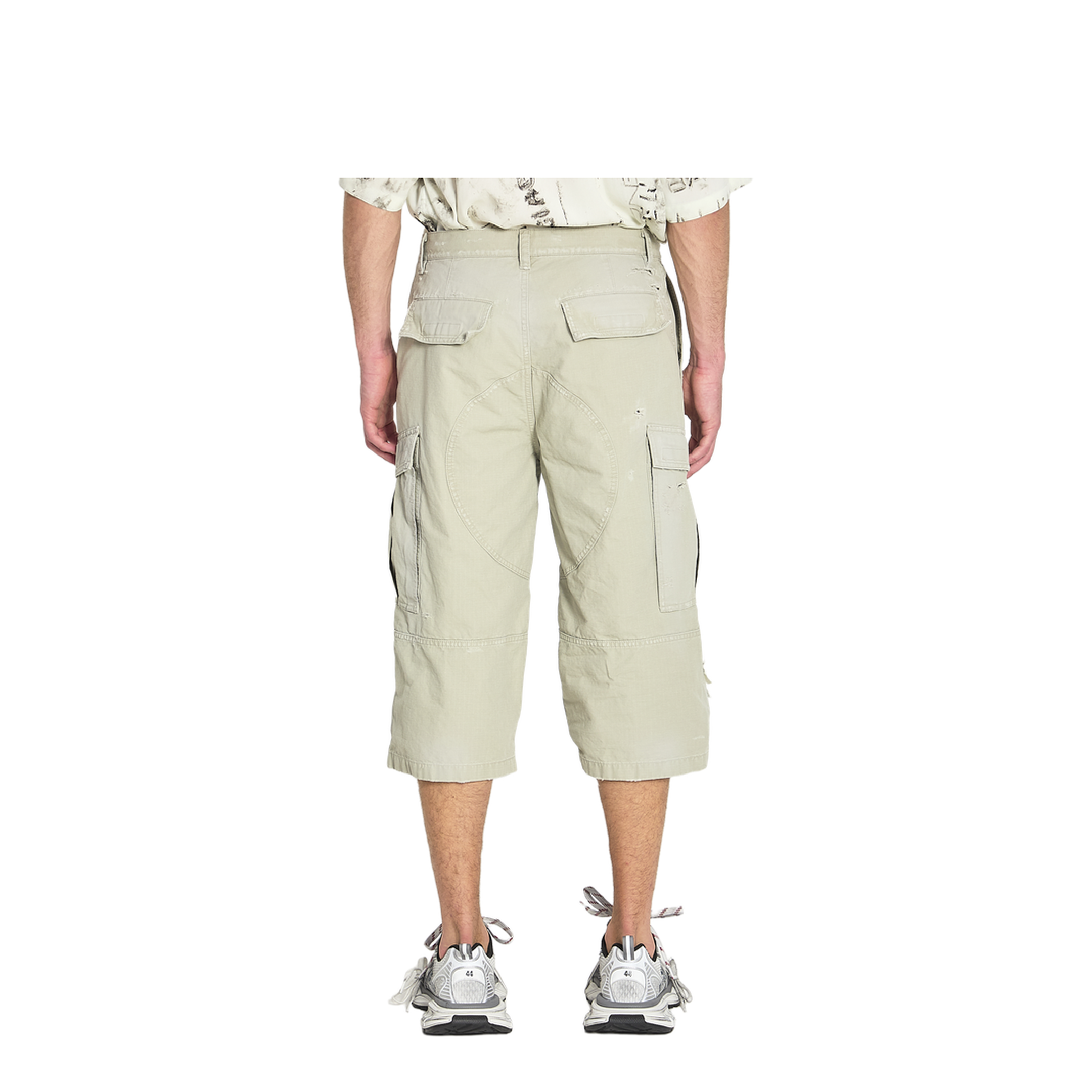 Cropped Cargo Pants - Image 4