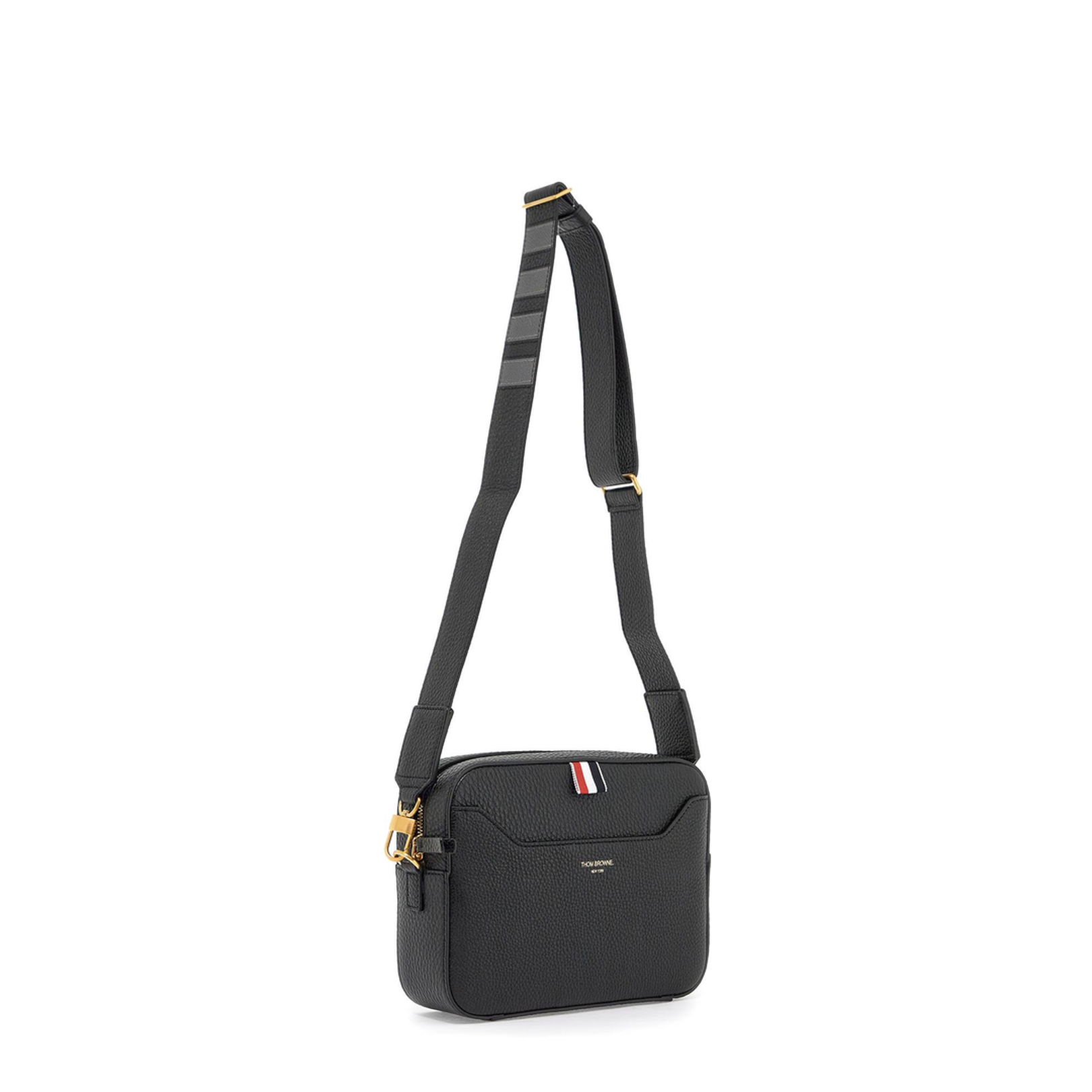 Crossbody Bag Leather Black - Image 3