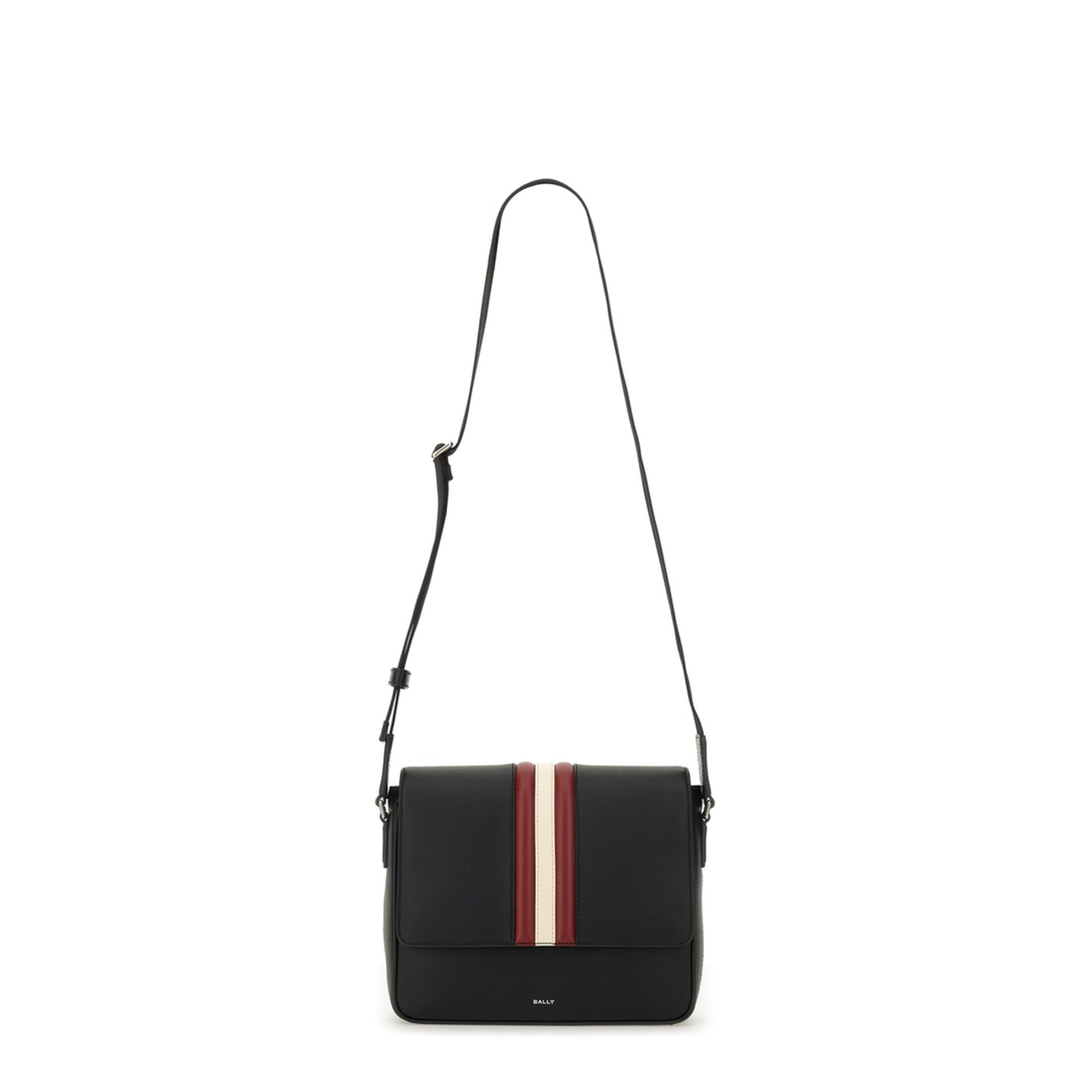 Mythos Recycled Bovine Leather Crossbody Bag - Black - Image 1