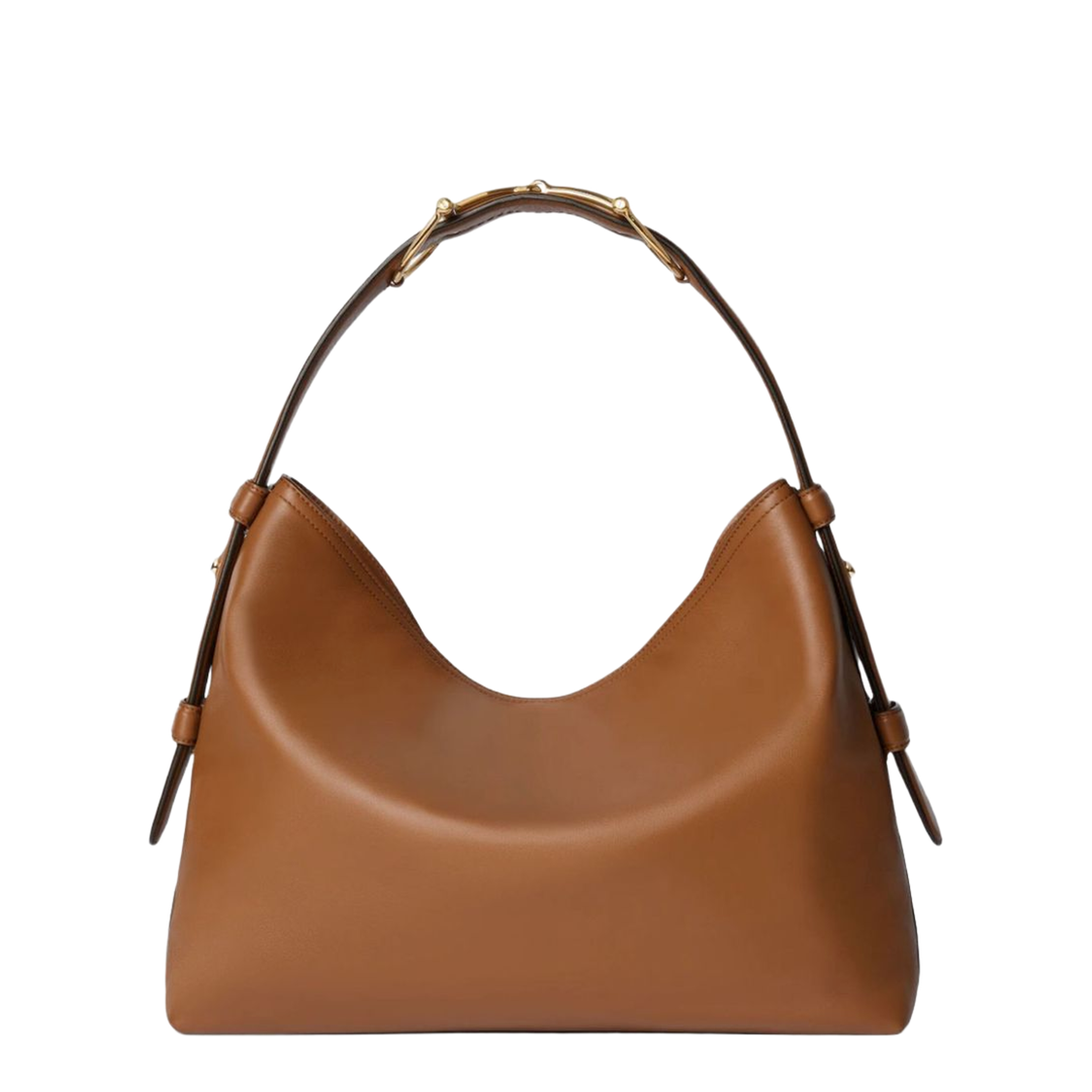 Medium Calf Leather Tote - Brown - Image 2