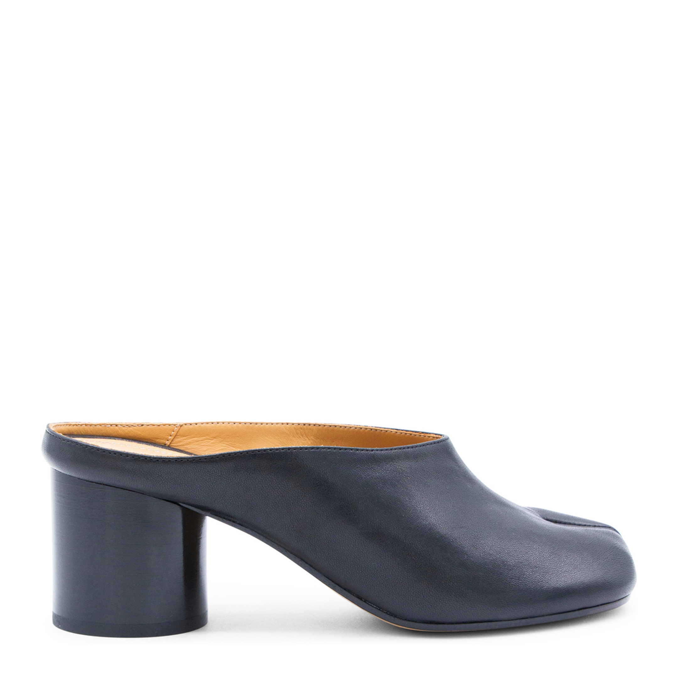 Black Tabi Mule Pumps - Image 1