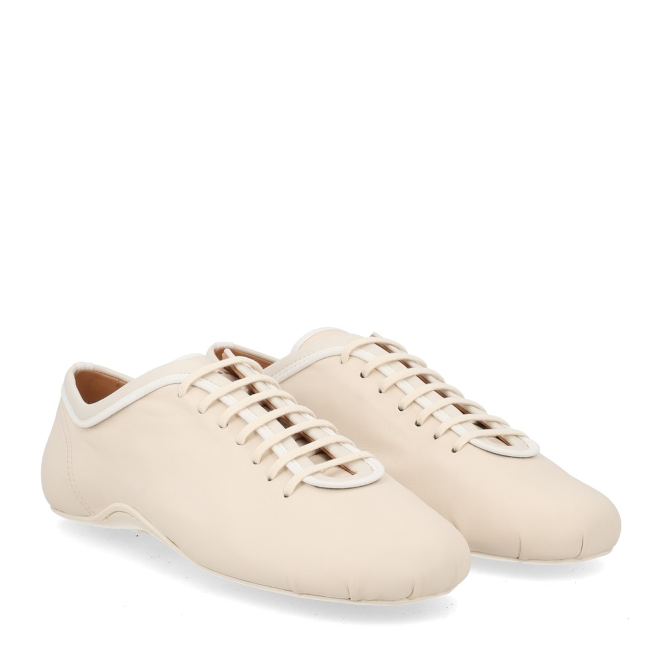 Ballerina Sneakers In Leather - Image 2