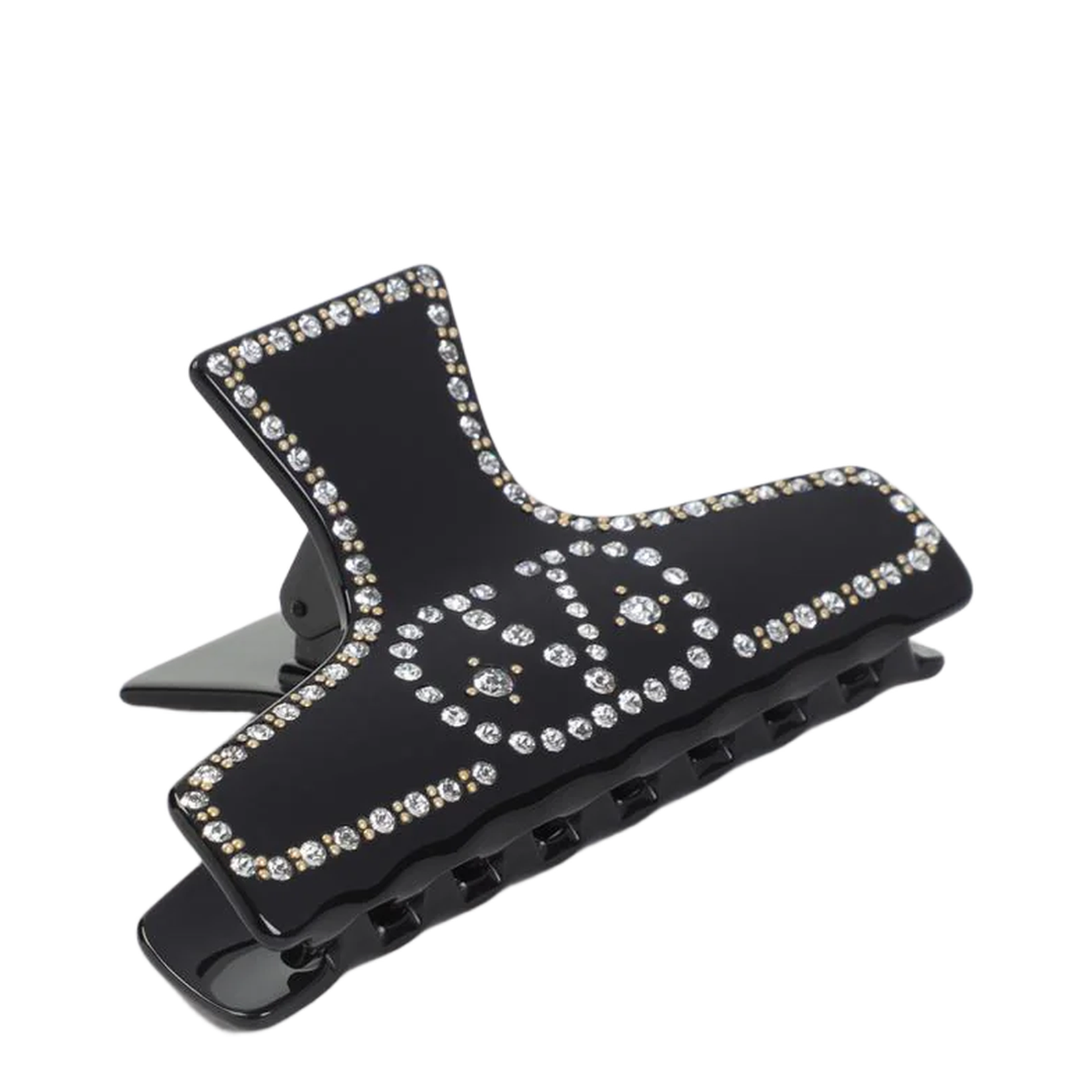 Black Resin Hair Clip - Image 2