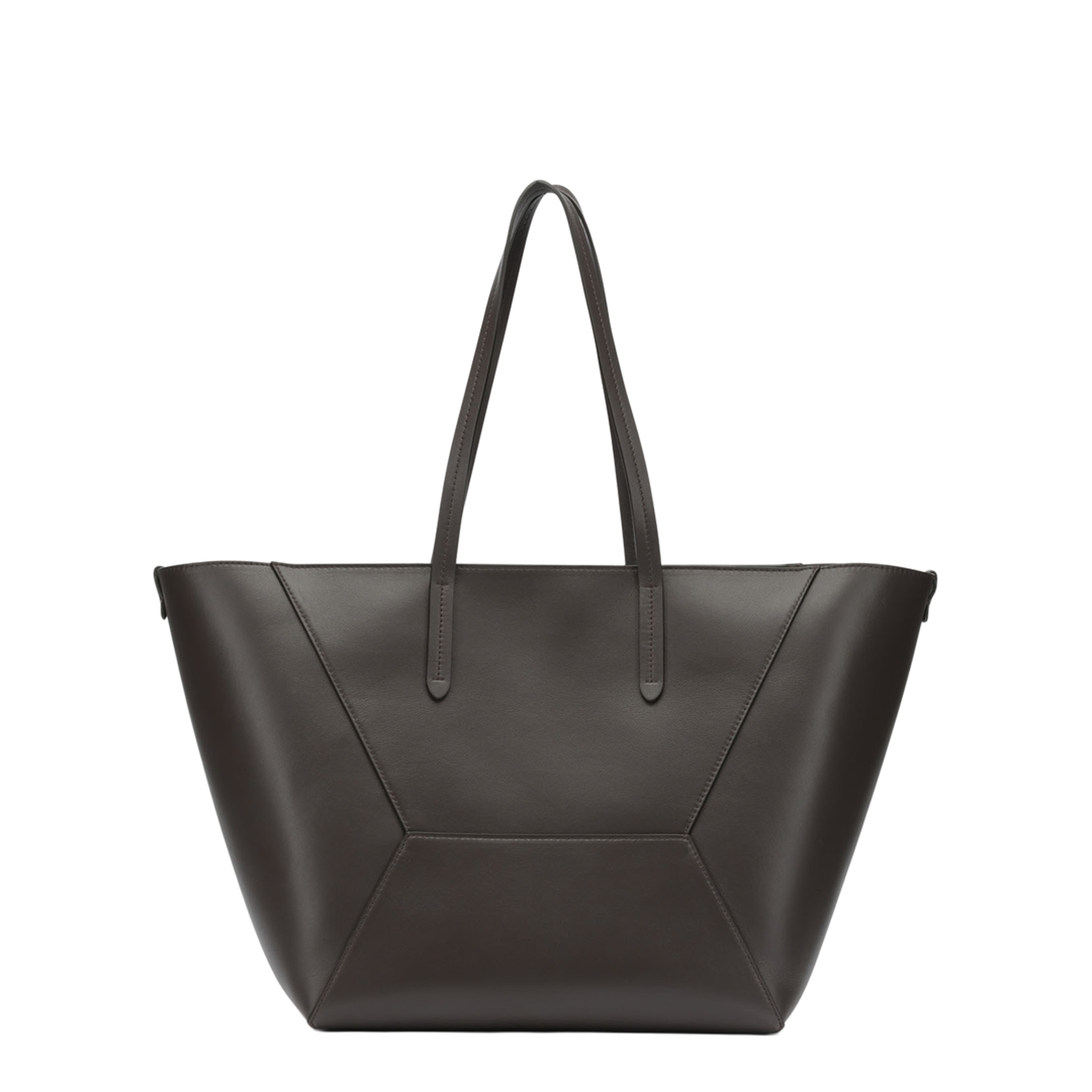 BC Duo Large Calfskin Tote - Rust Brown - Image 2