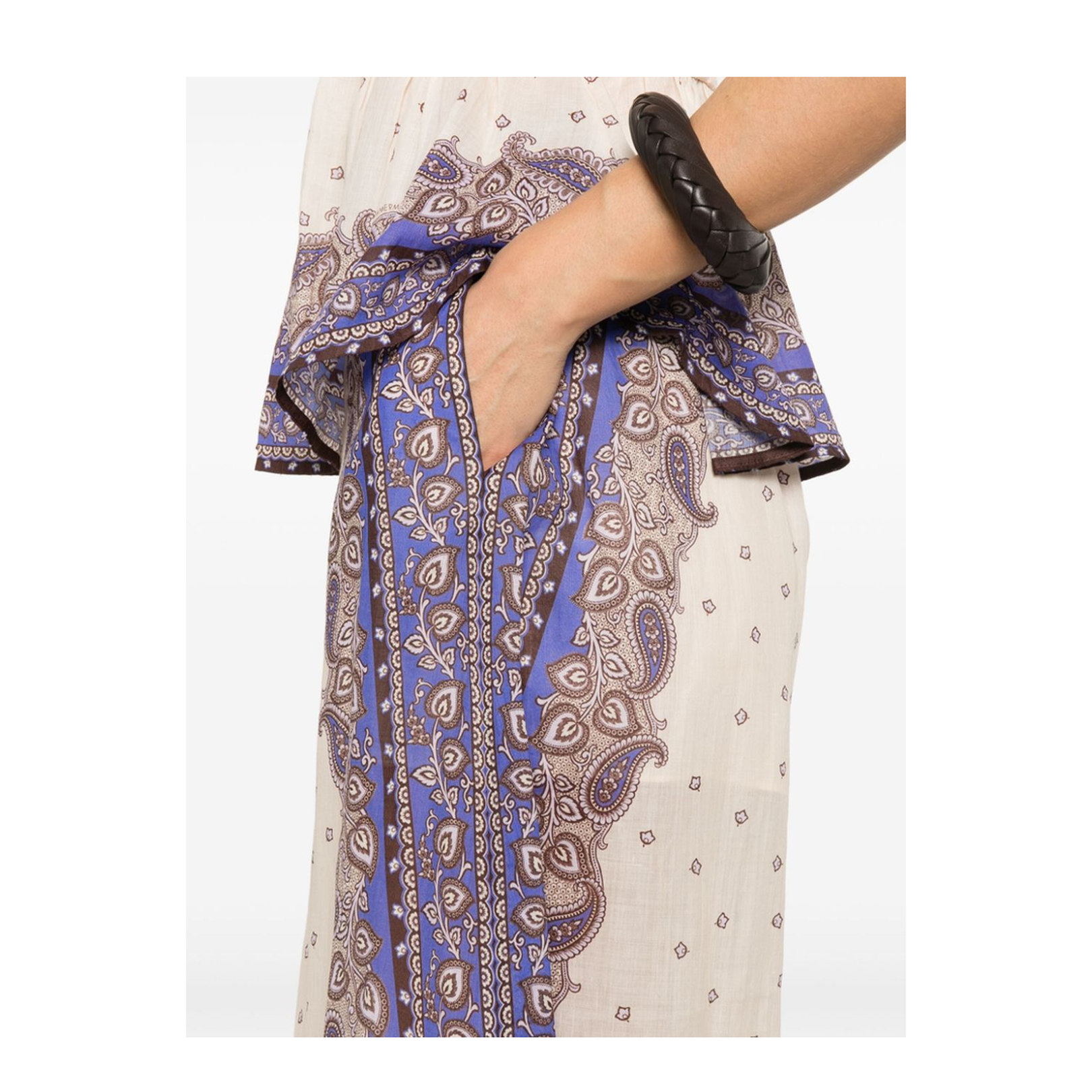 Maxine Wide Leg Printed Trousers - Image 5