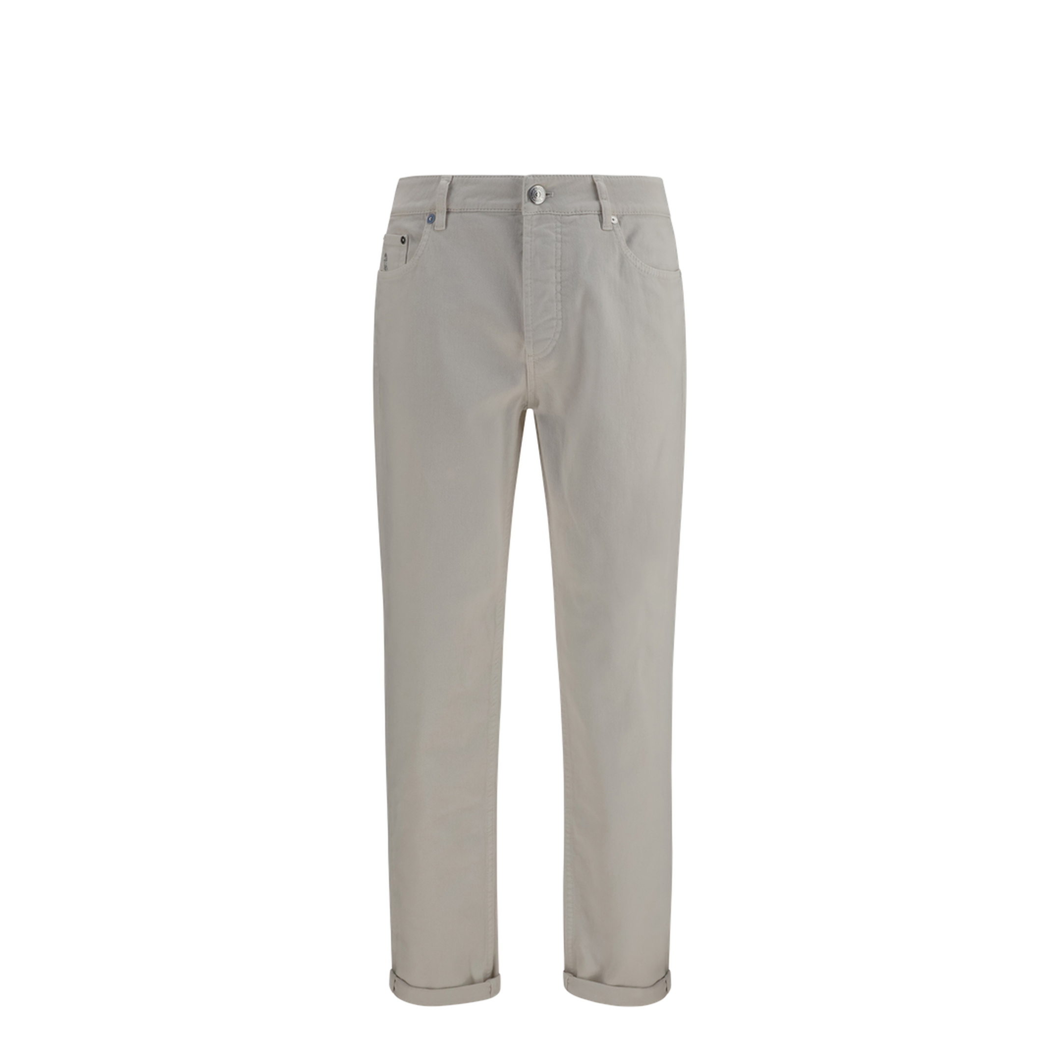 Jeans With Turn-Up Hem - Image 1
