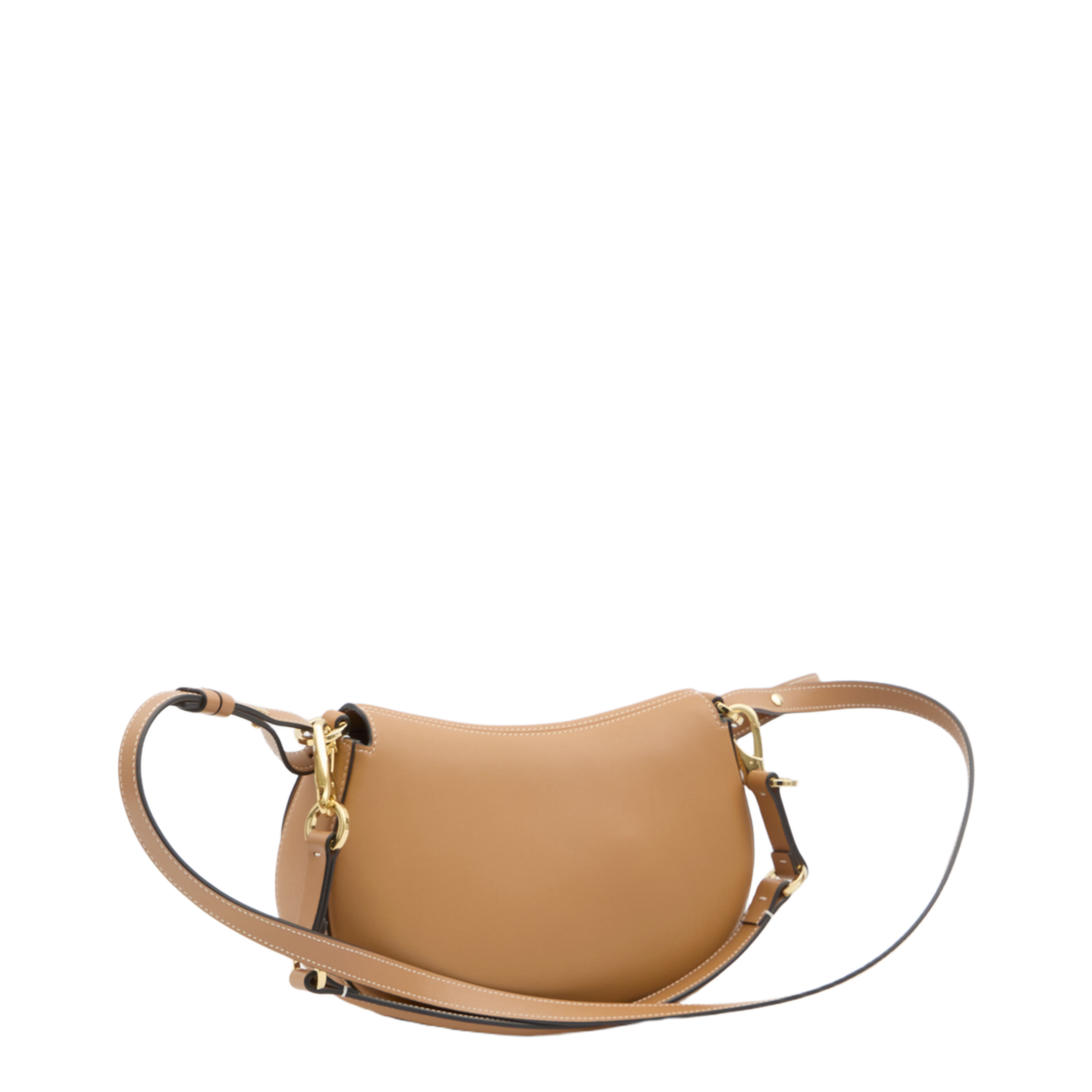Ohval Small Calfskin Shoulder Bag - Almond - Image 2